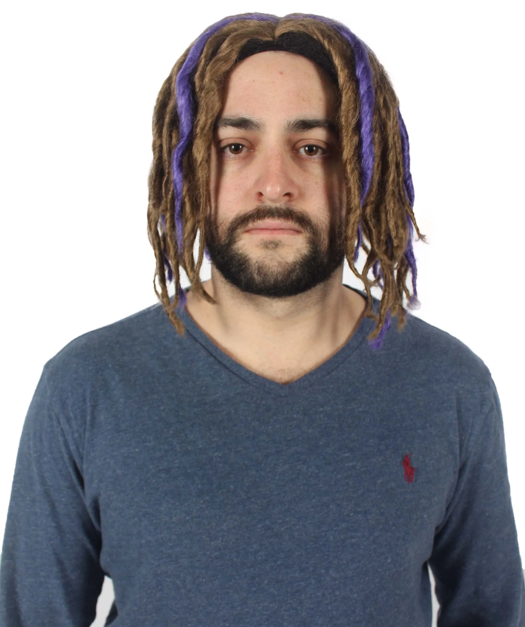 HPO Adult Men's Multiple Pump Hefner Rapper Dreadlock Wig