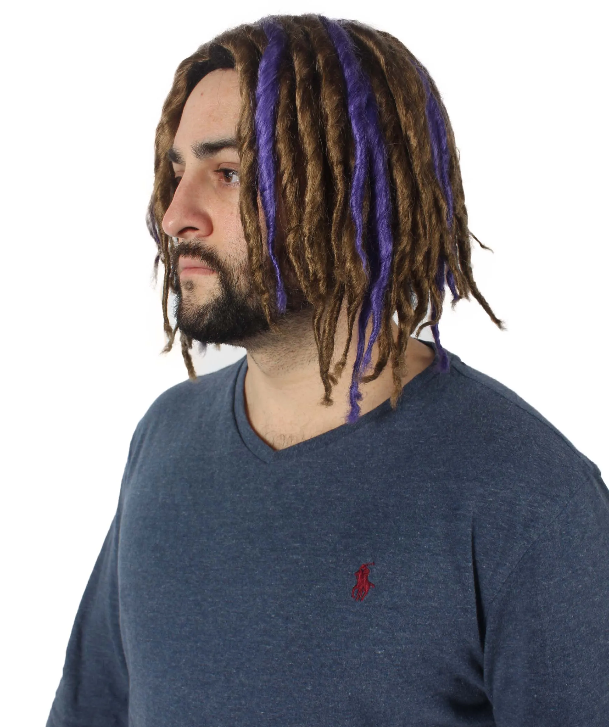 HPO Adult Men's Multiple Pump Hefner Rapper Dreadlock Wig