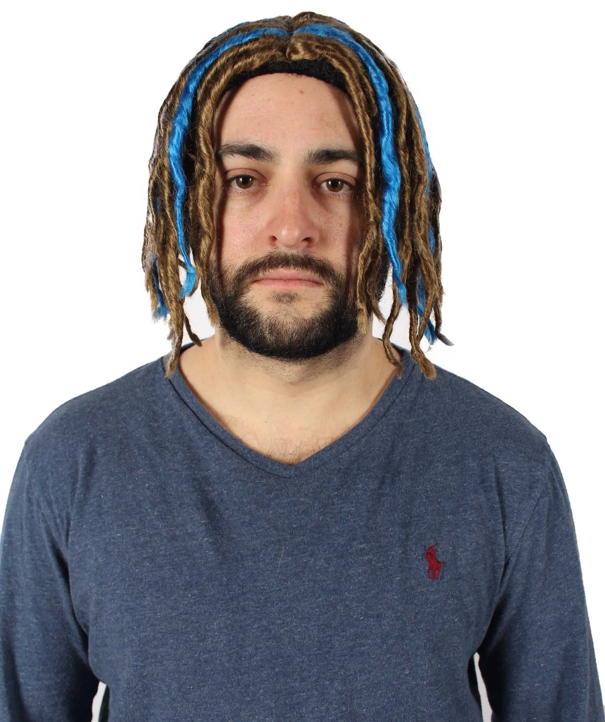 HPO Adult Men's Multiple Pump Hefner Rapper Dreadlock Wig