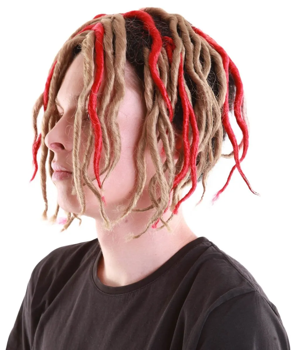 HPO Adult Men's Multiple Pump Hefner Rapper Dreadlock Wig