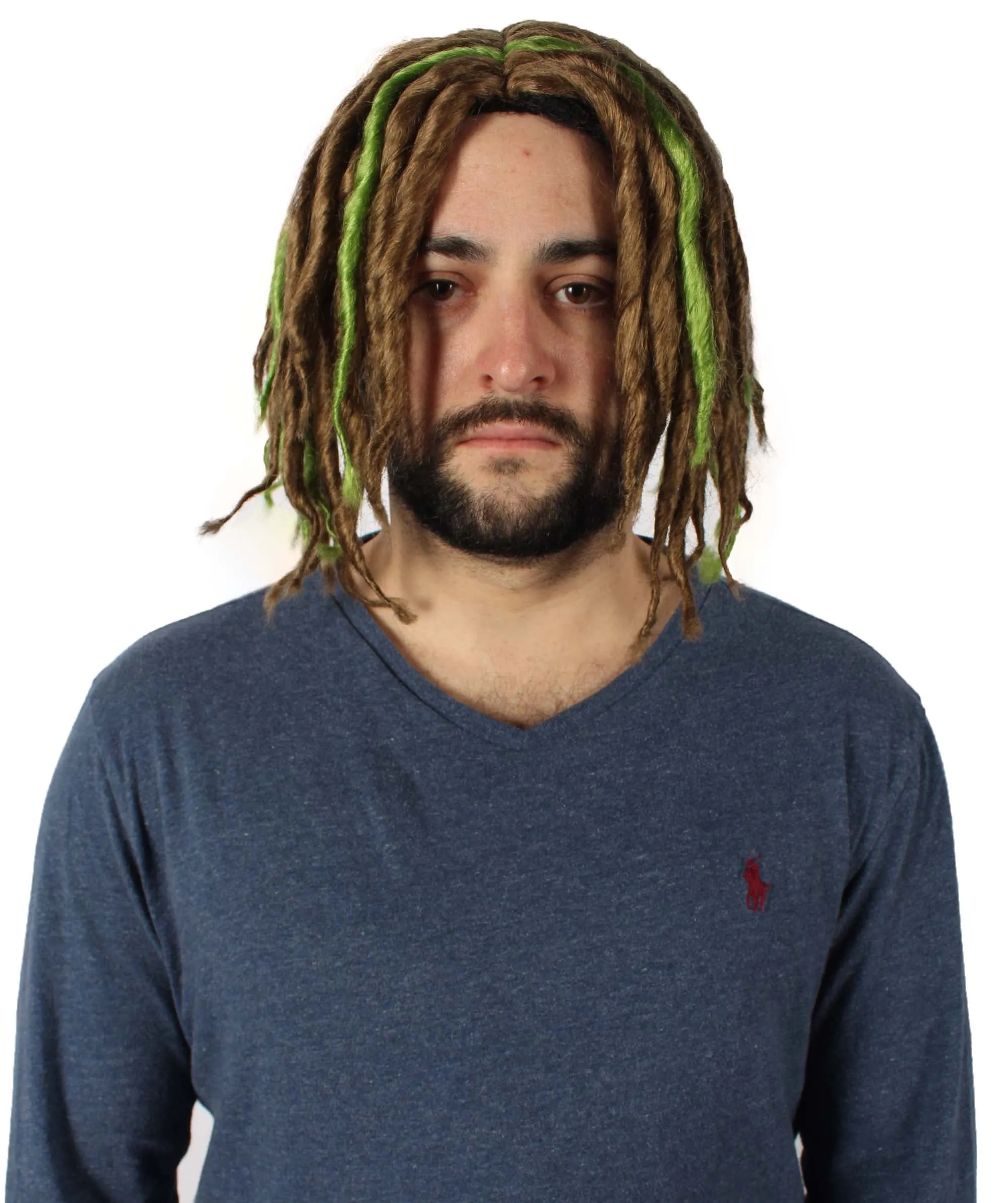 HPO Adult Men's Multiple Pump Hefner Rapper Dreadlock Wig