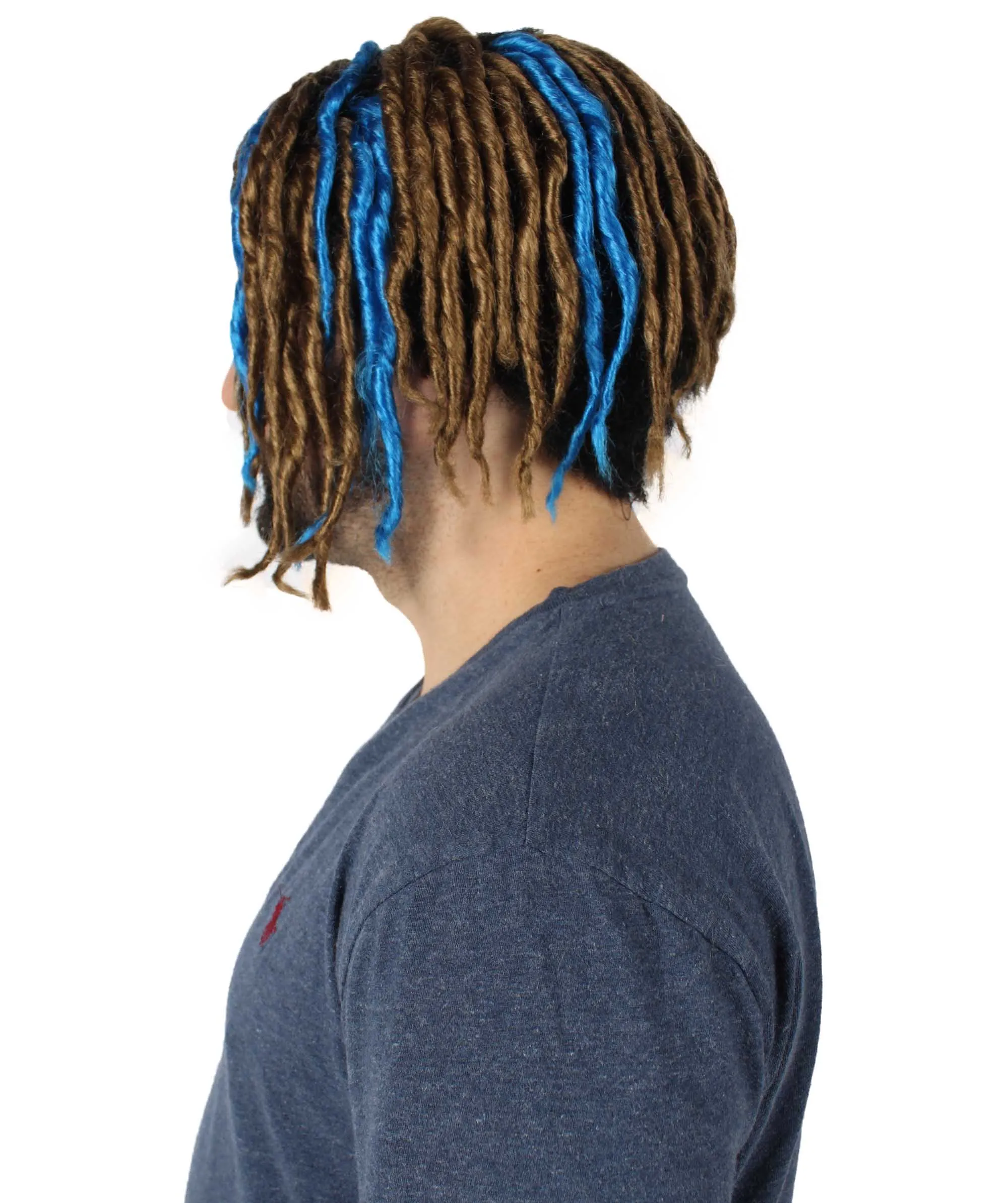 HPO Adult Men's Multiple Pump Hefner Rapper Dreadlock Wig