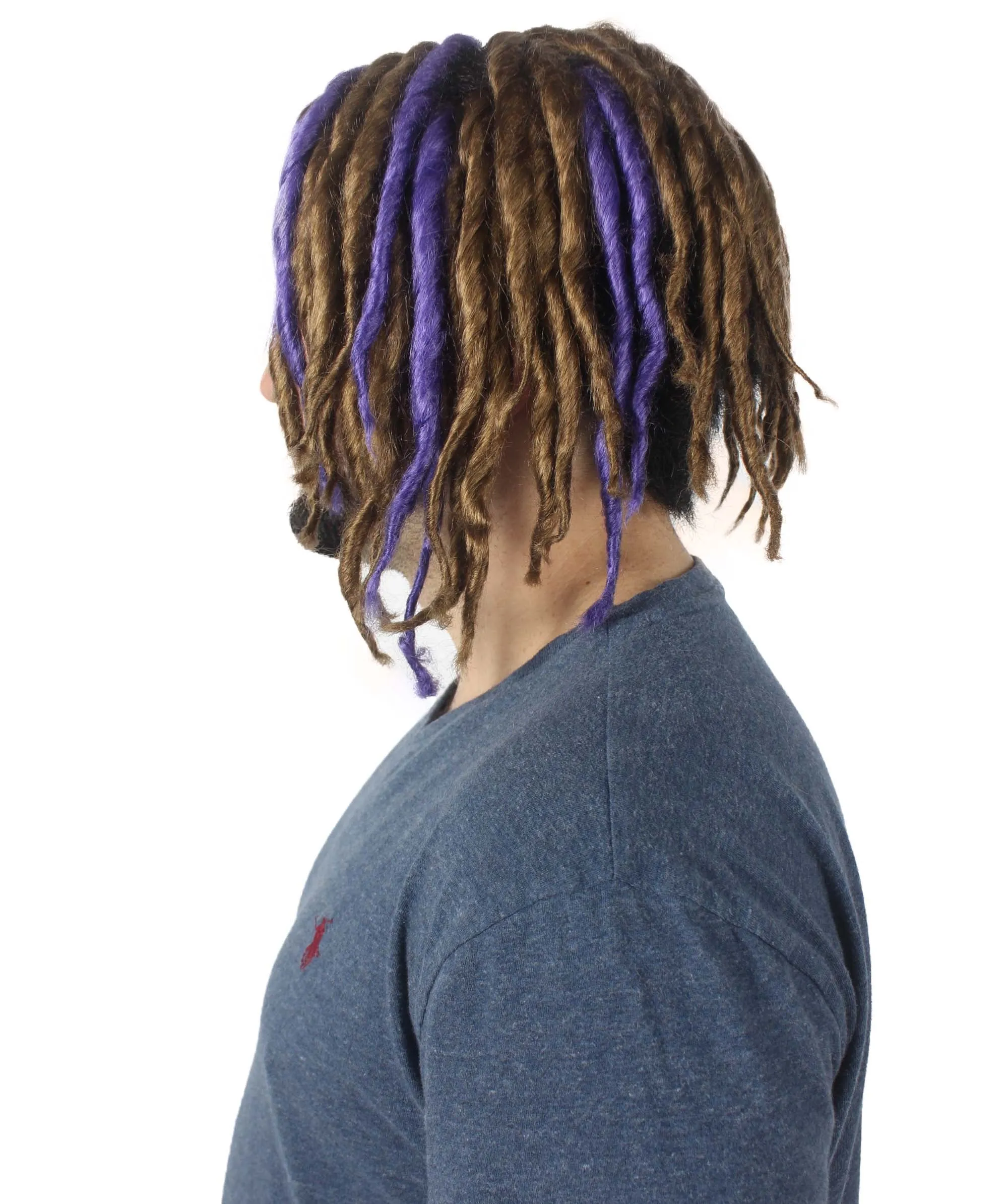 HPO Adult Men's Multiple Pump Hefner Rapper Dreadlock Wig