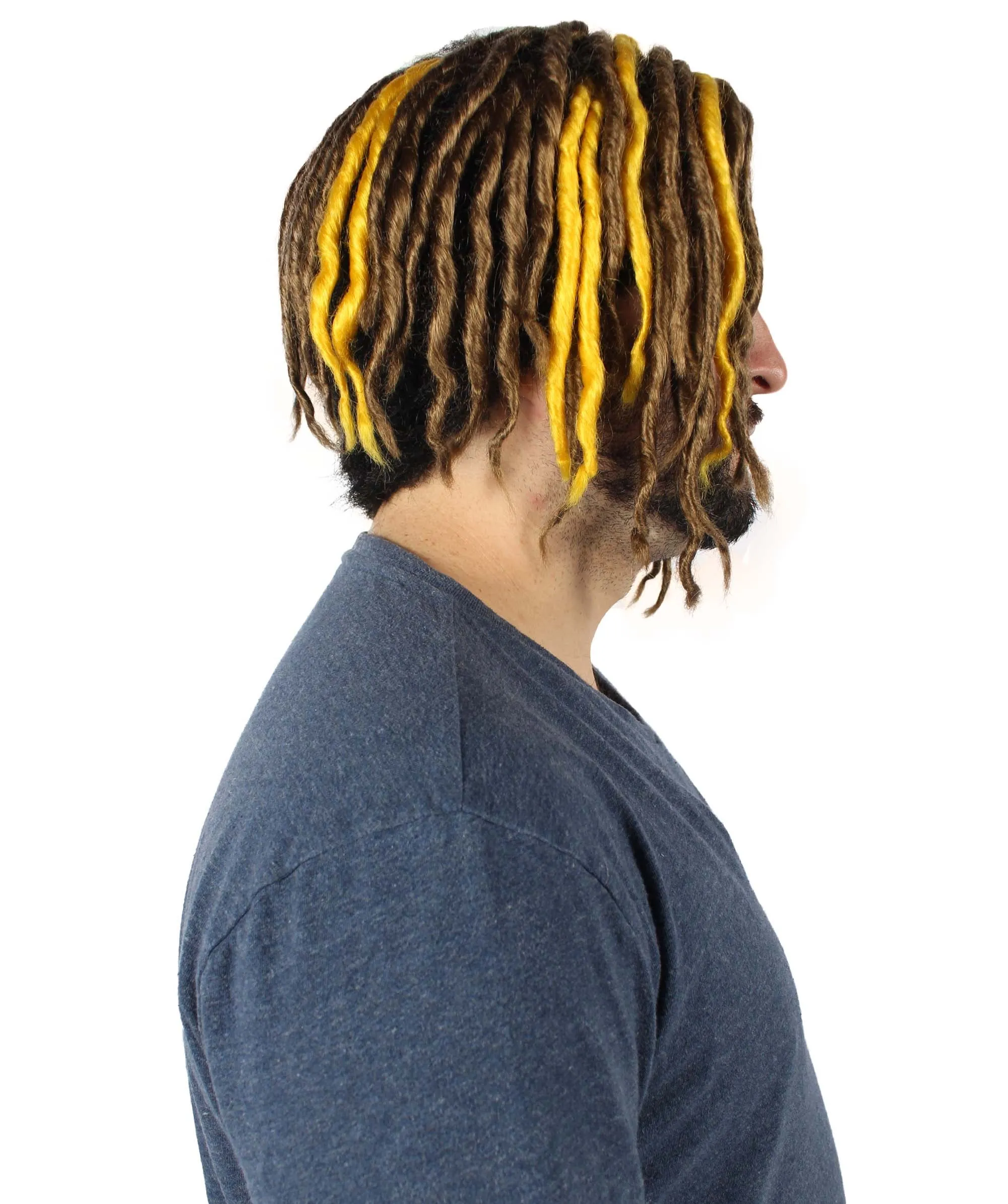 HPO Adult Men's Multiple Pump Hefner Rapper Dreadlock Wig