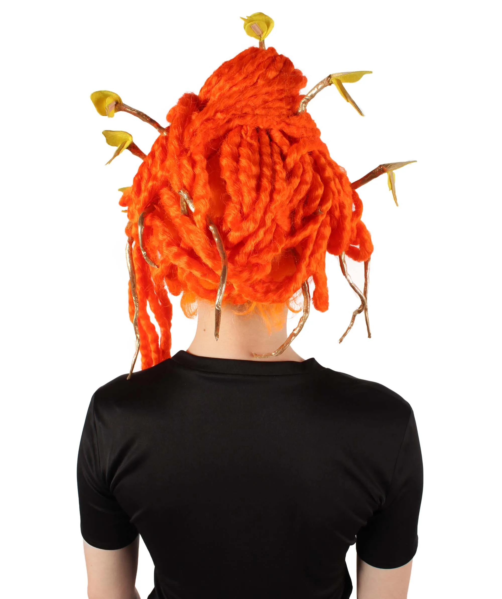 HPO Adult Unisex Greek Mythology Modern Medusa Snake Wig, Multiple Color Options