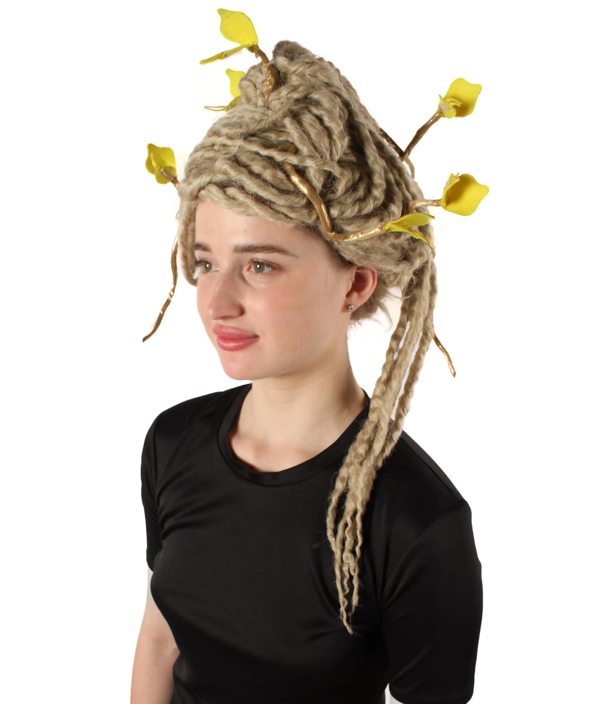 HPO Adult Unisex Greek Mythology Modern Medusa Snake Wig, Multiple Color Options
