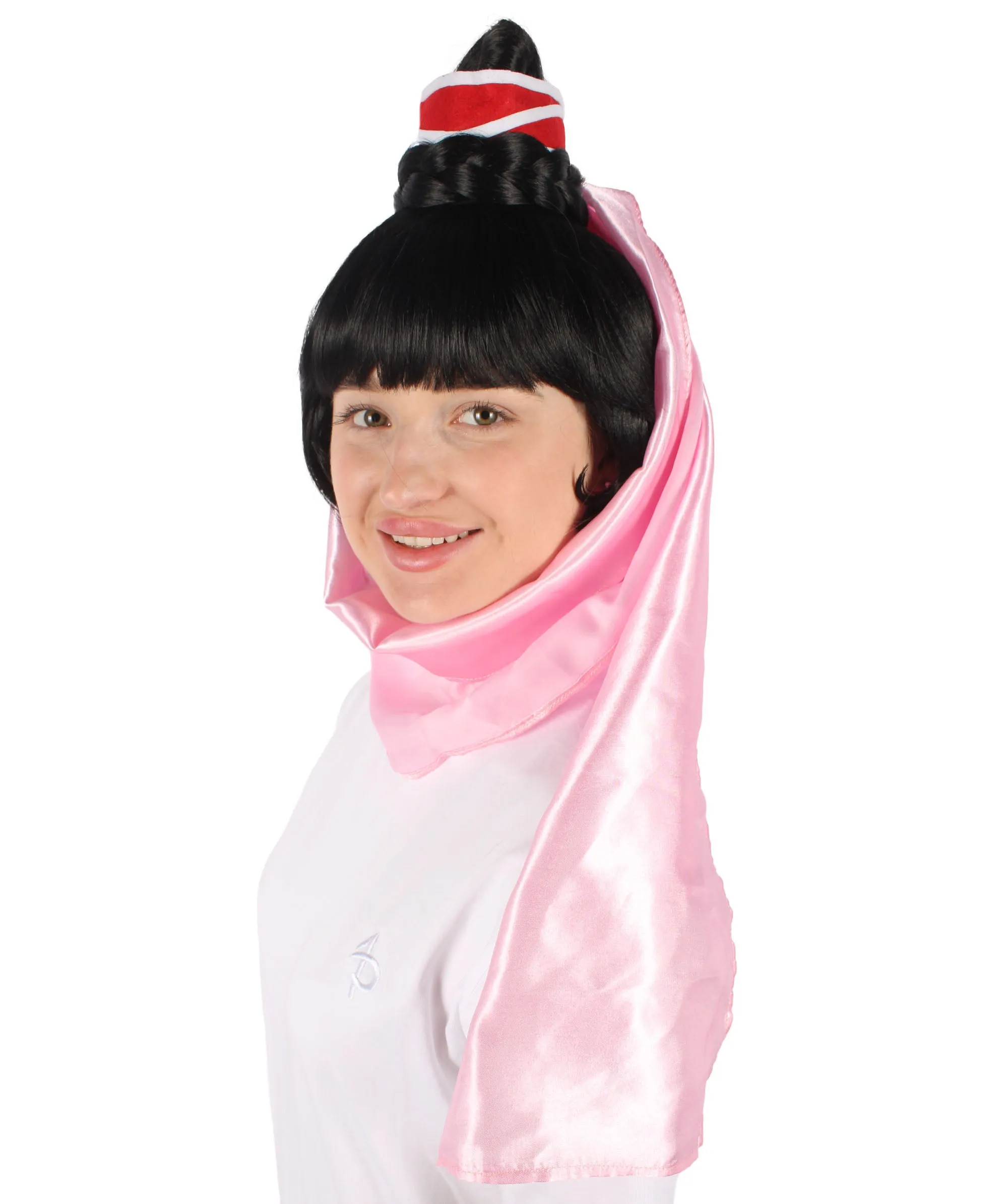 HPO Adult Women 60s American Sitcom Blond Genie Wig I Synthetic Soft Fiber Hair I Perfect for your next Halloween & Christmas Party Multiple Color Option