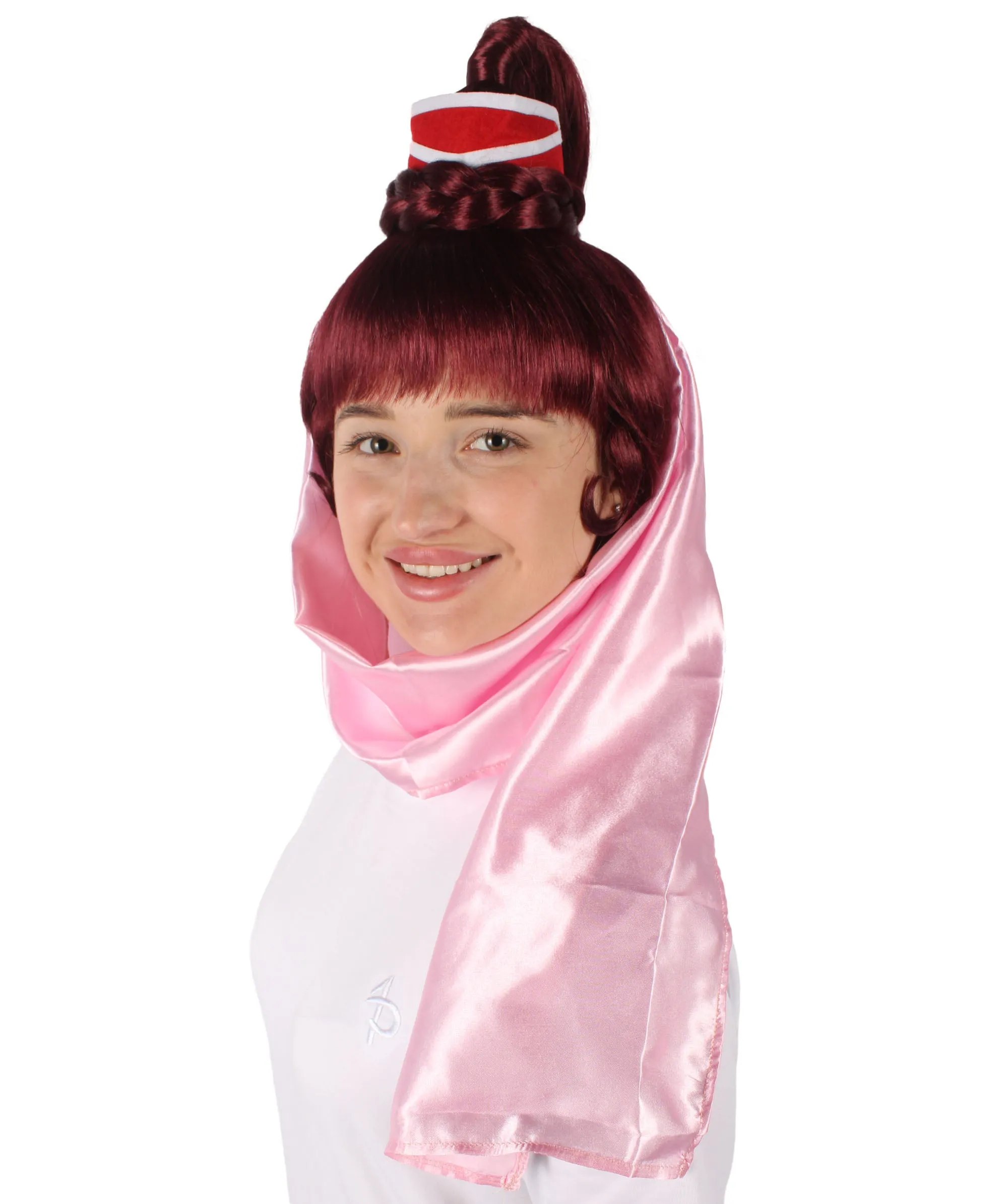 HPO Adult Women 60s American Sitcom Blond Genie Wig I Synthetic Soft Fiber Hair I Perfect for your next Halloween & Christmas Party Multiple Color Option