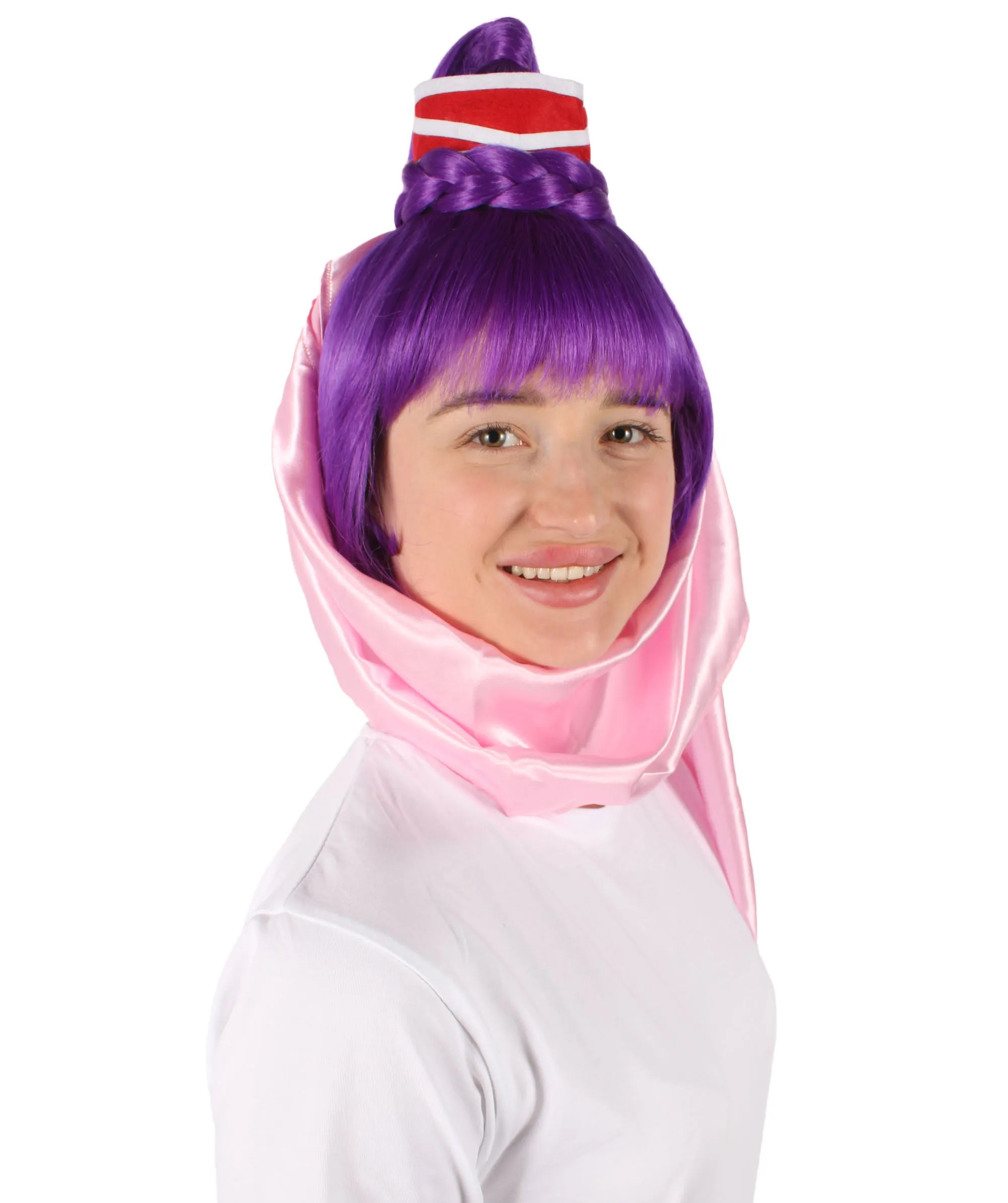 HPO Adult Women 60s American Sitcom Blond Genie Wig I Synthetic Soft Fiber Hair I Perfect for your next Halloween & Christmas Party Multiple Color Option