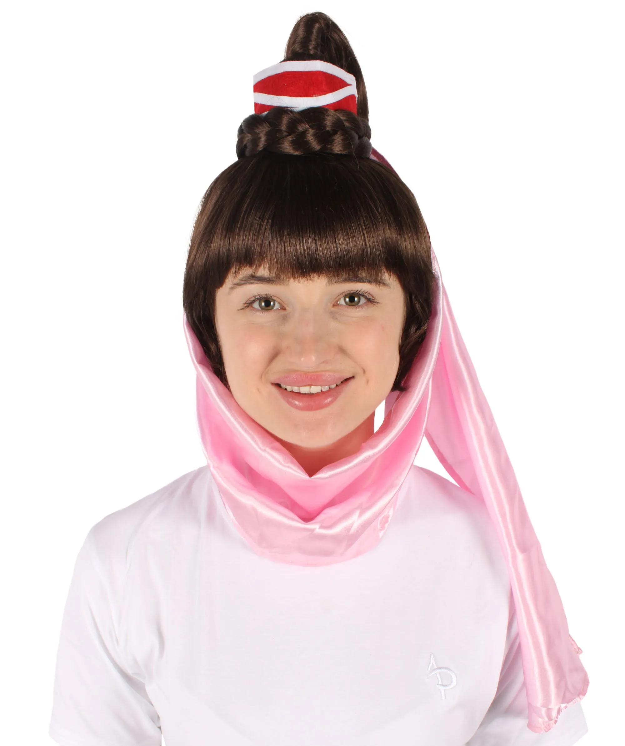 HPO Adult Women 60s American Sitcom Blond Genie Wig I Synthetic Soft Fiber Hair I Perfect for your next Halloween & Christmas Party Multiple Color Option