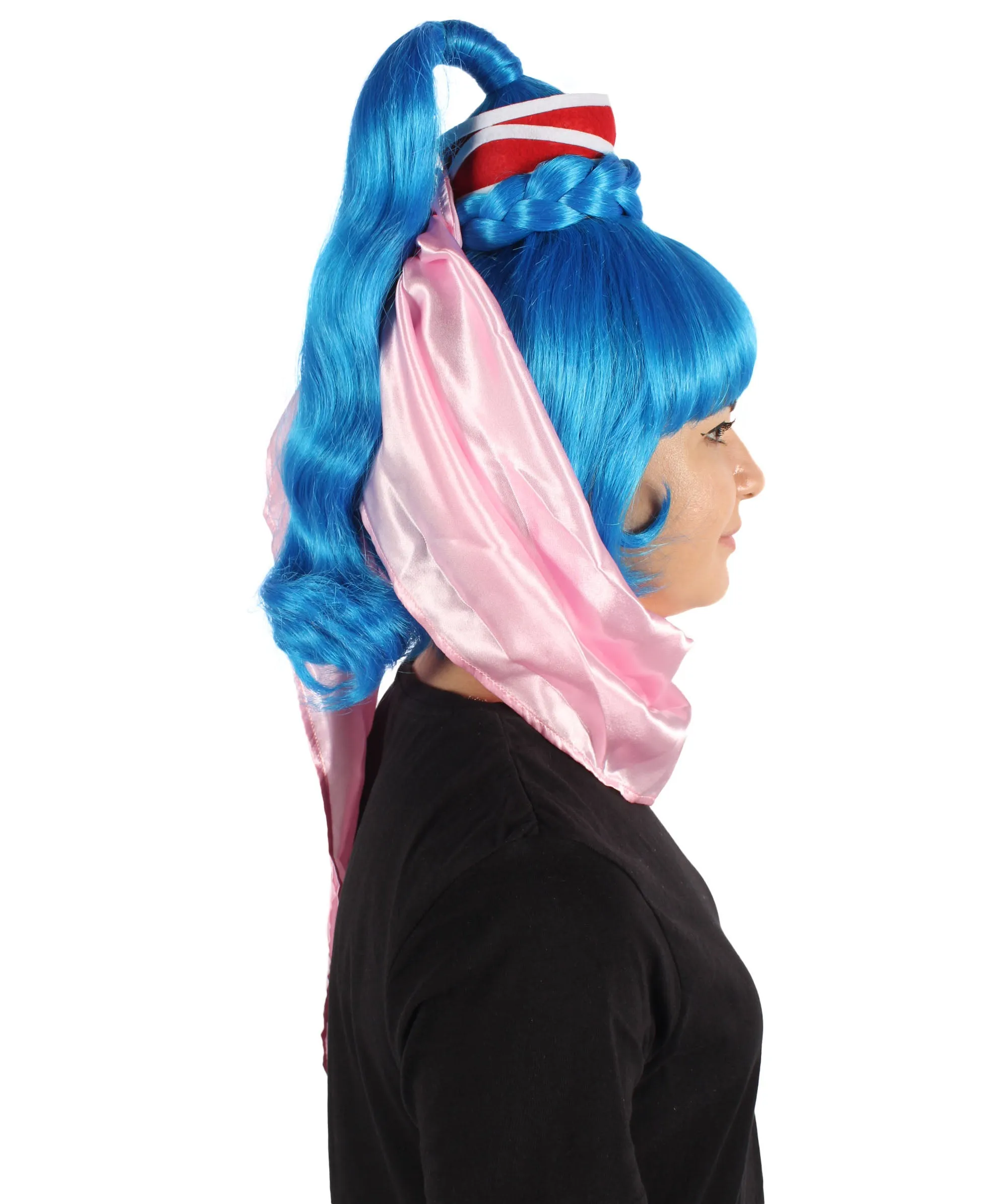 HPO Adult Women 60s American Sitcom Blond Genie Wig I Synthetic Soft Fiber Hair I Perfect for your next Halloween & Christmas Party Multiple Color Option