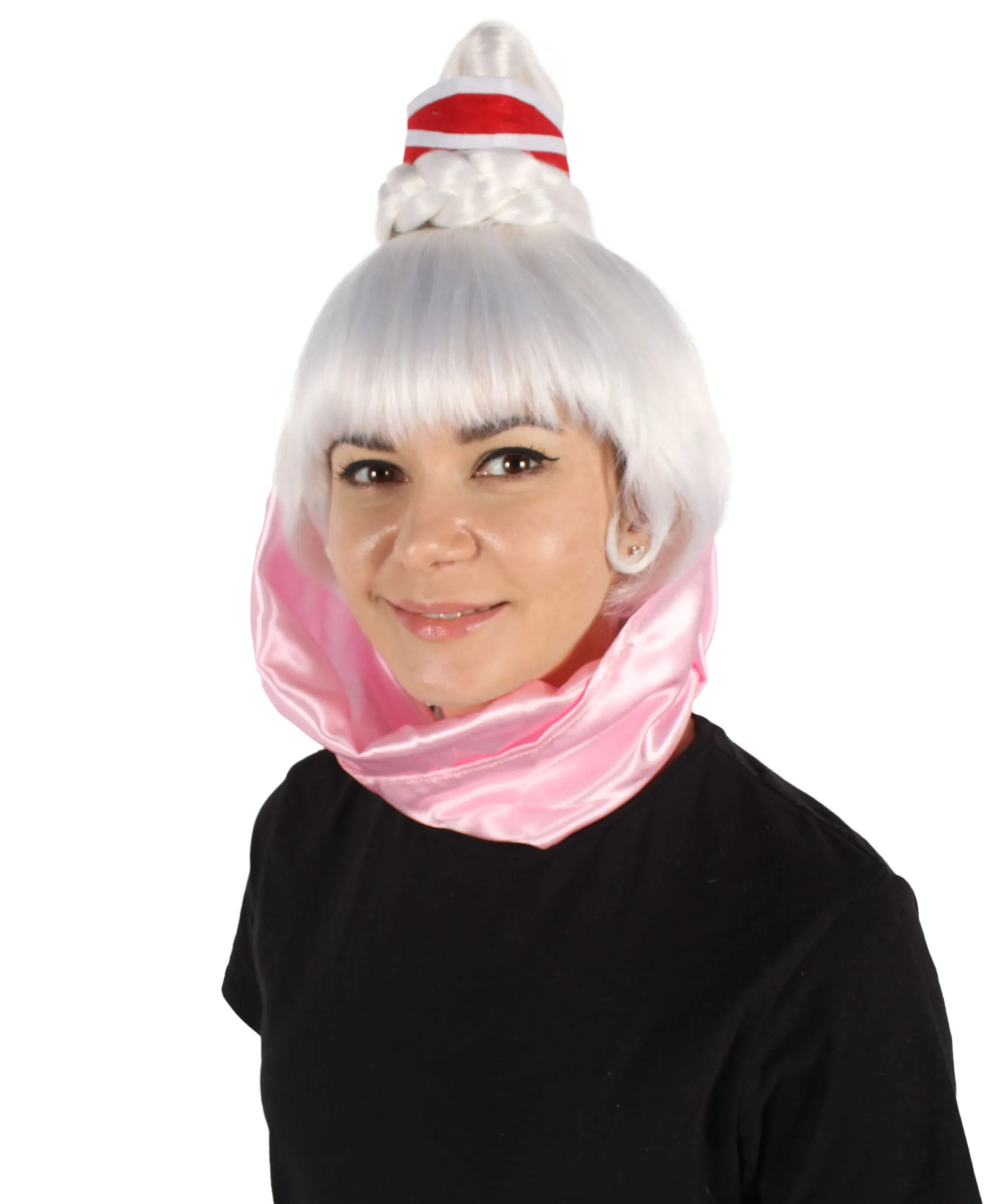 HPO Adult Women 60s American Sitcom Blond Genie Wig I Synthetic Soft Fiber Hair I Perfect for your next Halloween & Christmas Party Multiple Color Option
