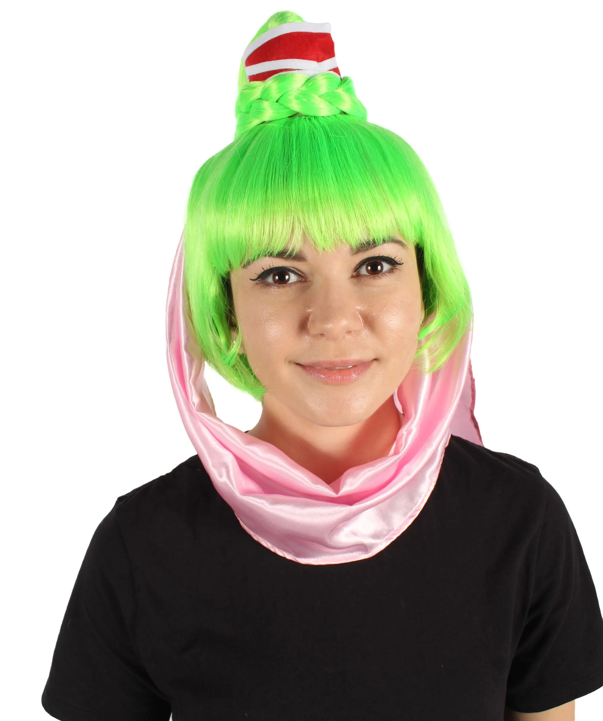 HPO Adult Women 60s American Sitcom Blond Genie Wig I Synthetic Soft Fiber Hair I Perfect for your next Halloween & Christmas Party Multiple Color Option