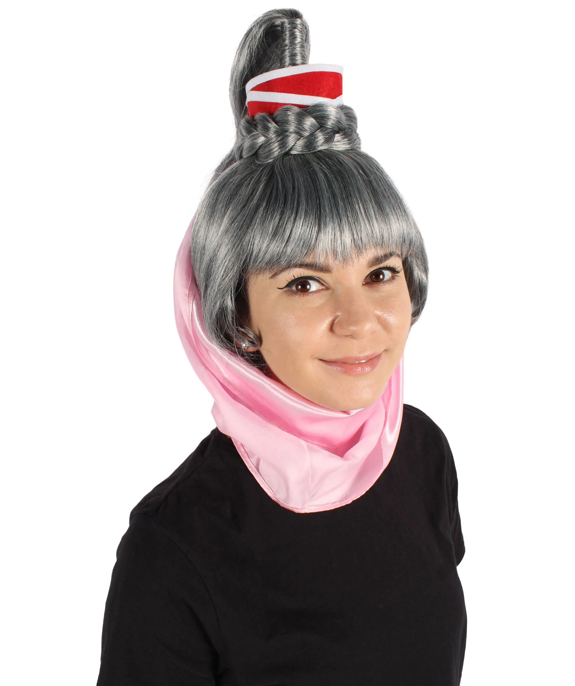 HPO Adult Women 60s American Sitcom Blond Genie Wig I Synthetic Soft Fiber Hair I Perfect for your next Halloween & Christmas Party Multiple Color Option