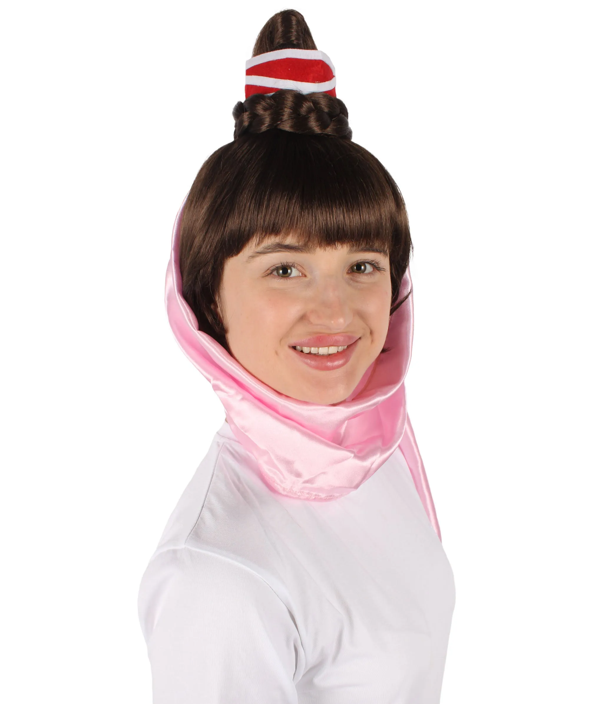 HPO Adult Women 60s American Sitcom Blond Genie Wig I Synthetic Soft Fiber Hair I Perfect for your next Halloween & Christmas Party Multiple Color Option