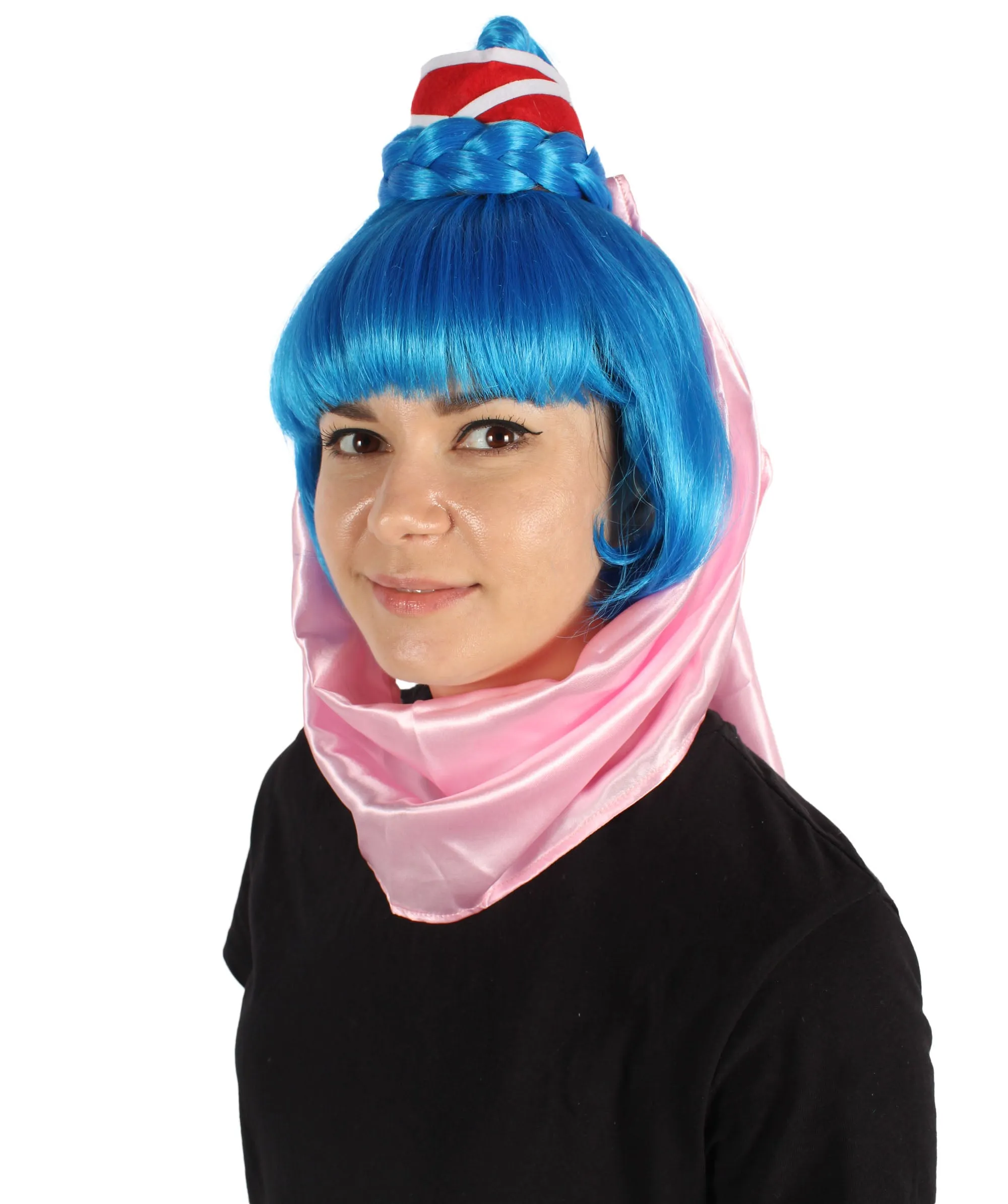 HPO Adult Women 60s American Sitcom Blond Genie Wig I Synthetic Soft Fiber Hair I Perfect for your next Halloween & Christmas Party Multiple Color Option