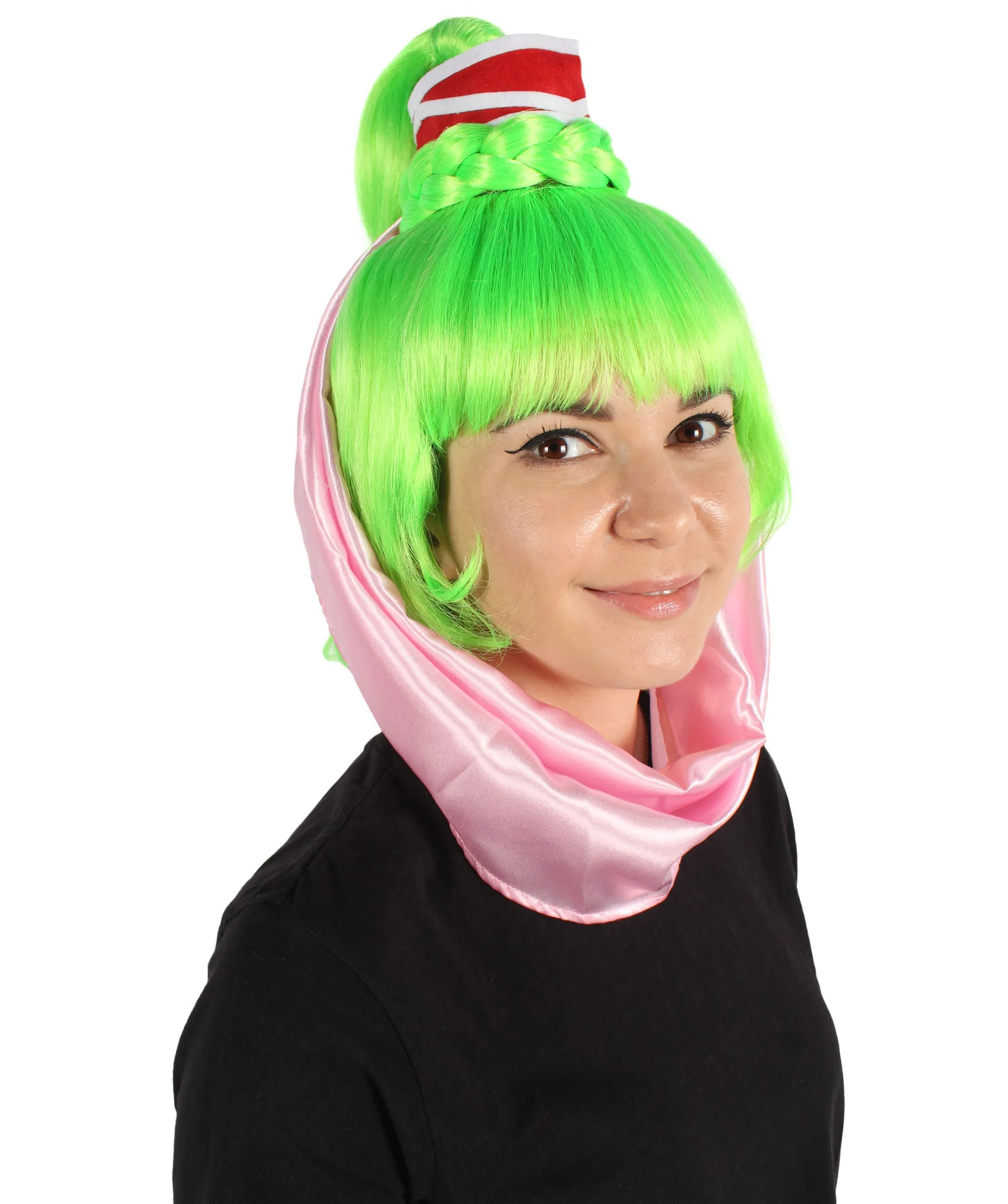 HPO Adult Women 60s American Sitcom Blond Genie Wig I Synthetic Soft Fiber Hair I Perfect for your next Halloween & Christmas Party Multiple Color Option