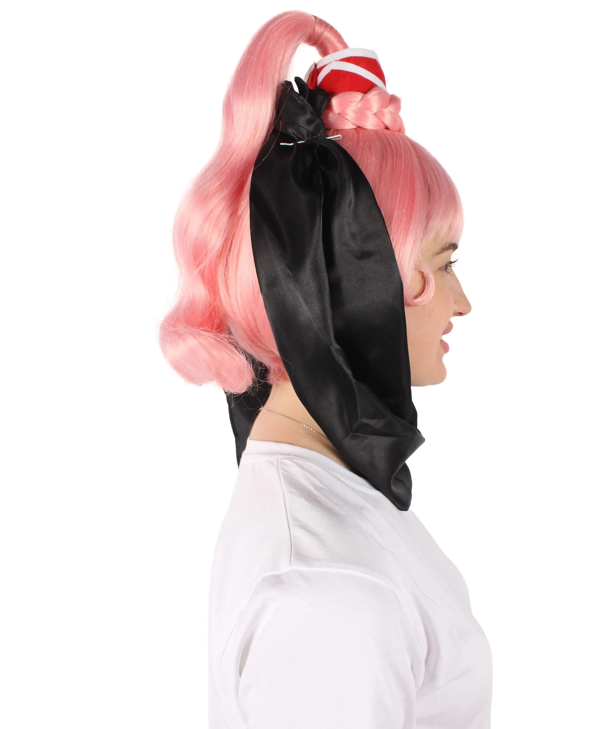 HPO Adult Women 60s American Sitcom Blond Genie Wig I Synthetic Soft Fiber Hair I Perfect for your next Halloween & Christmas Party Multiple Color Option