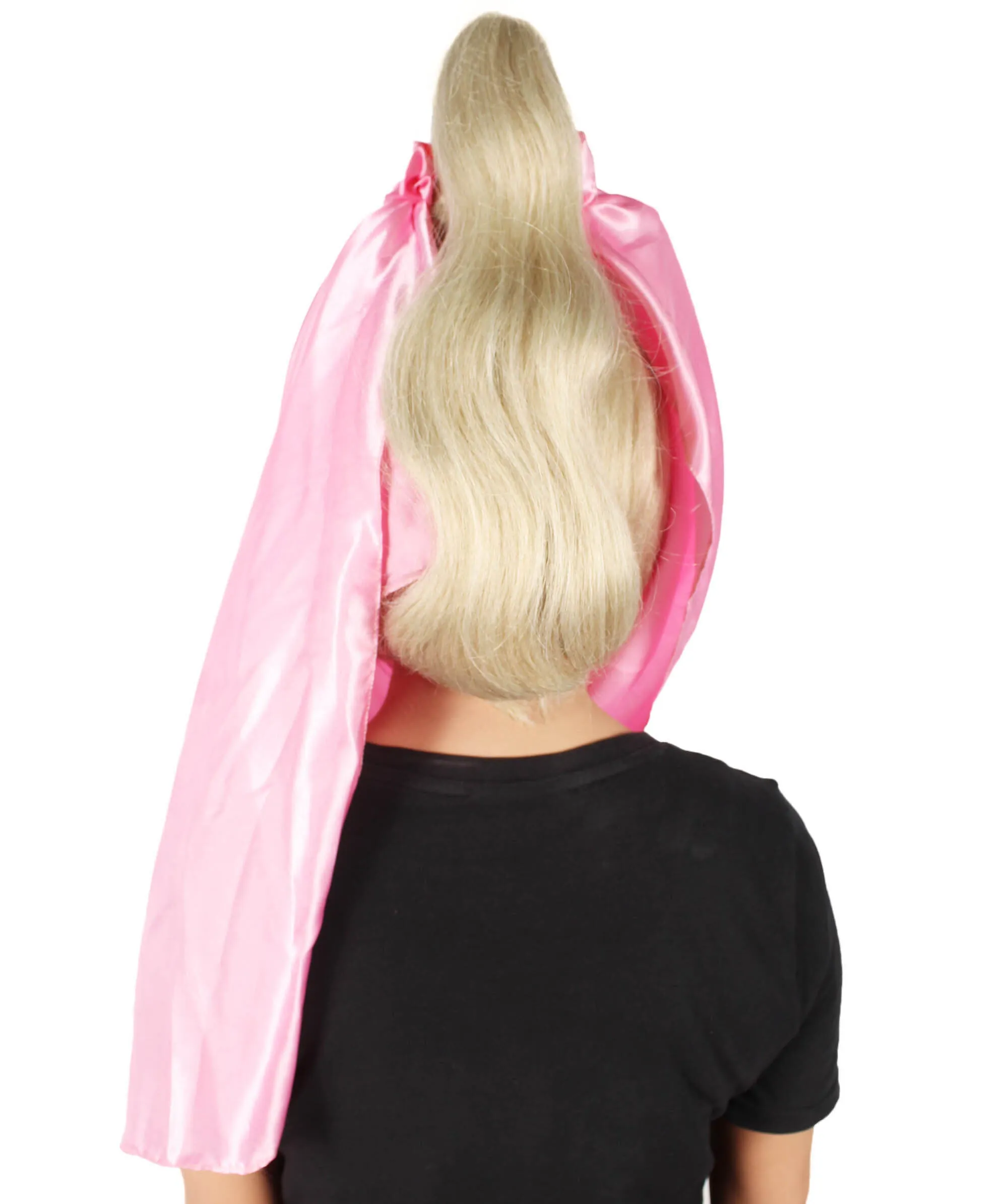 HPO Adult Women 60s American Sitcom Blond Genie Wig I Synthetic Soft Fiber Hair I Perfect for your next Halloween & Christmas Party Multiple Color Option