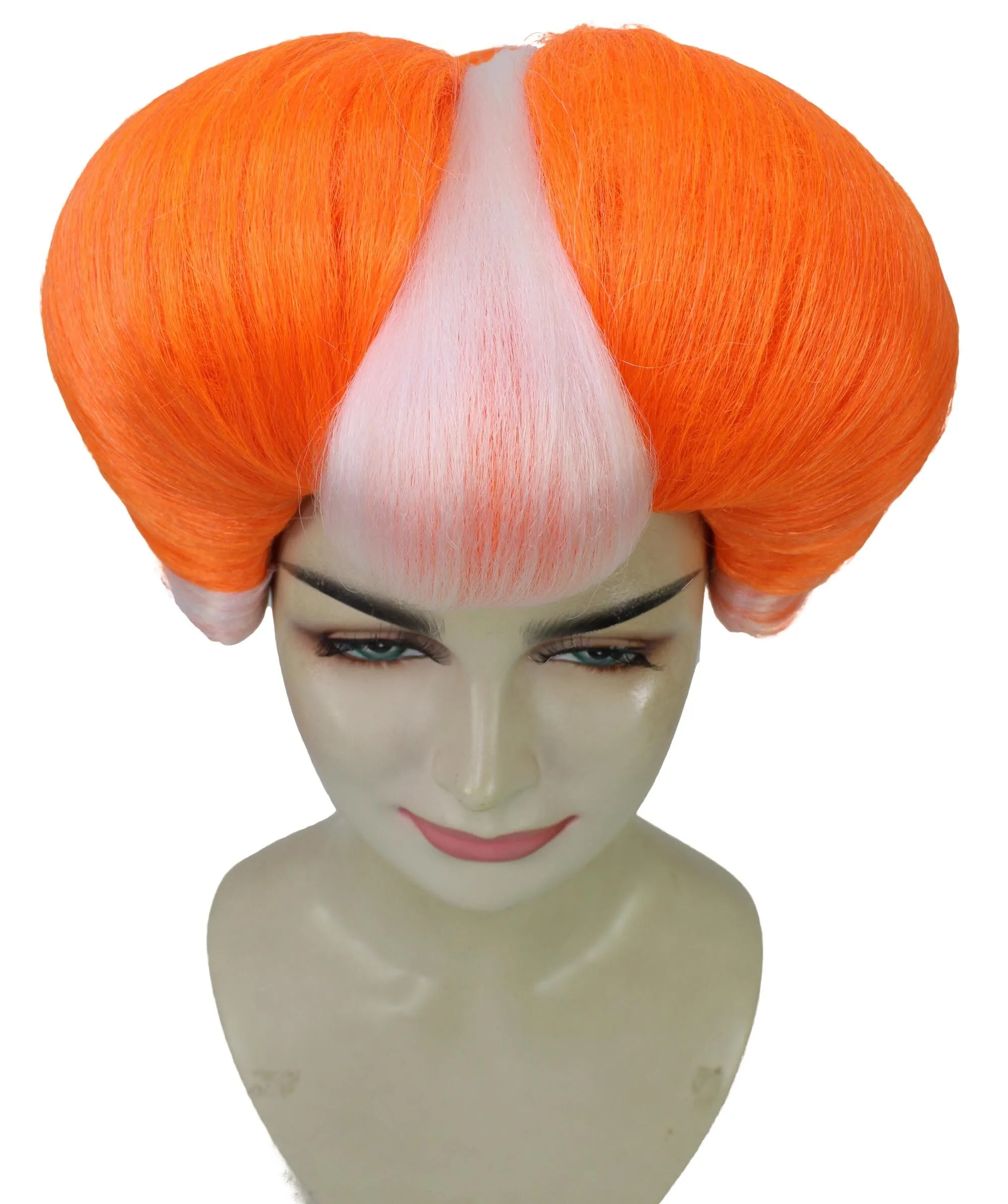 HPO Adult Women Evil Stepmother Heart-shaped Pompadour Multiple color options I Capless Cap Design for Comfort