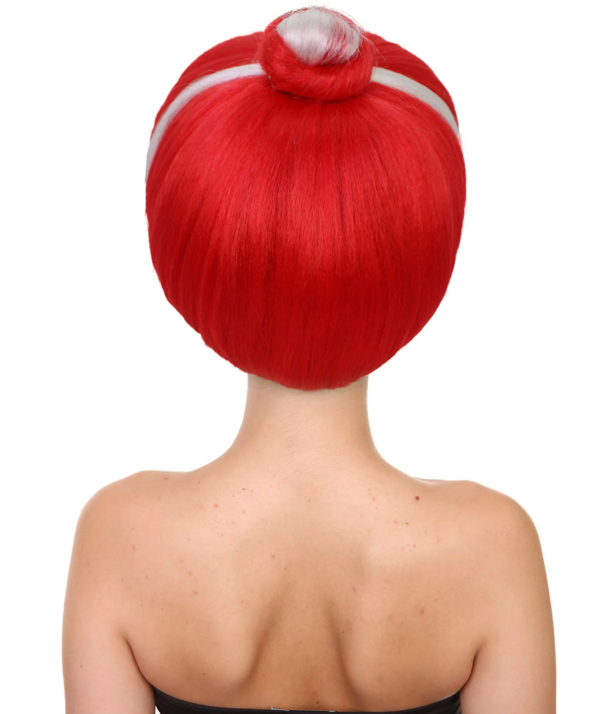 HPO Adult Women Evil Stepmother Heart-shaped Pompadour Multiple color options I Capless Cap Design for Comfort