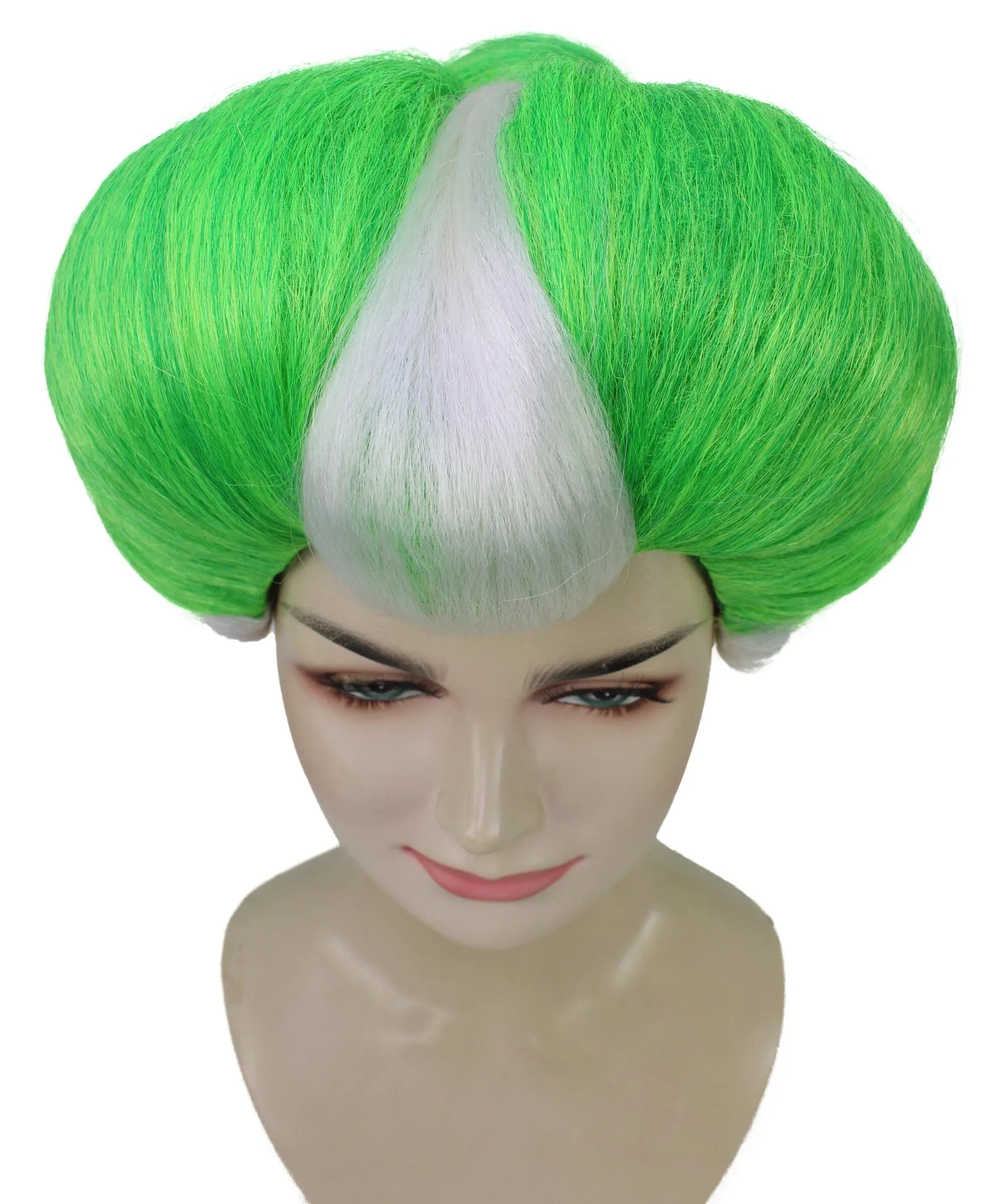 HPO Adult Women Evil Stepmother Heart-shaped Pompadour Multiple color options I Capless Cap Design for Comfort