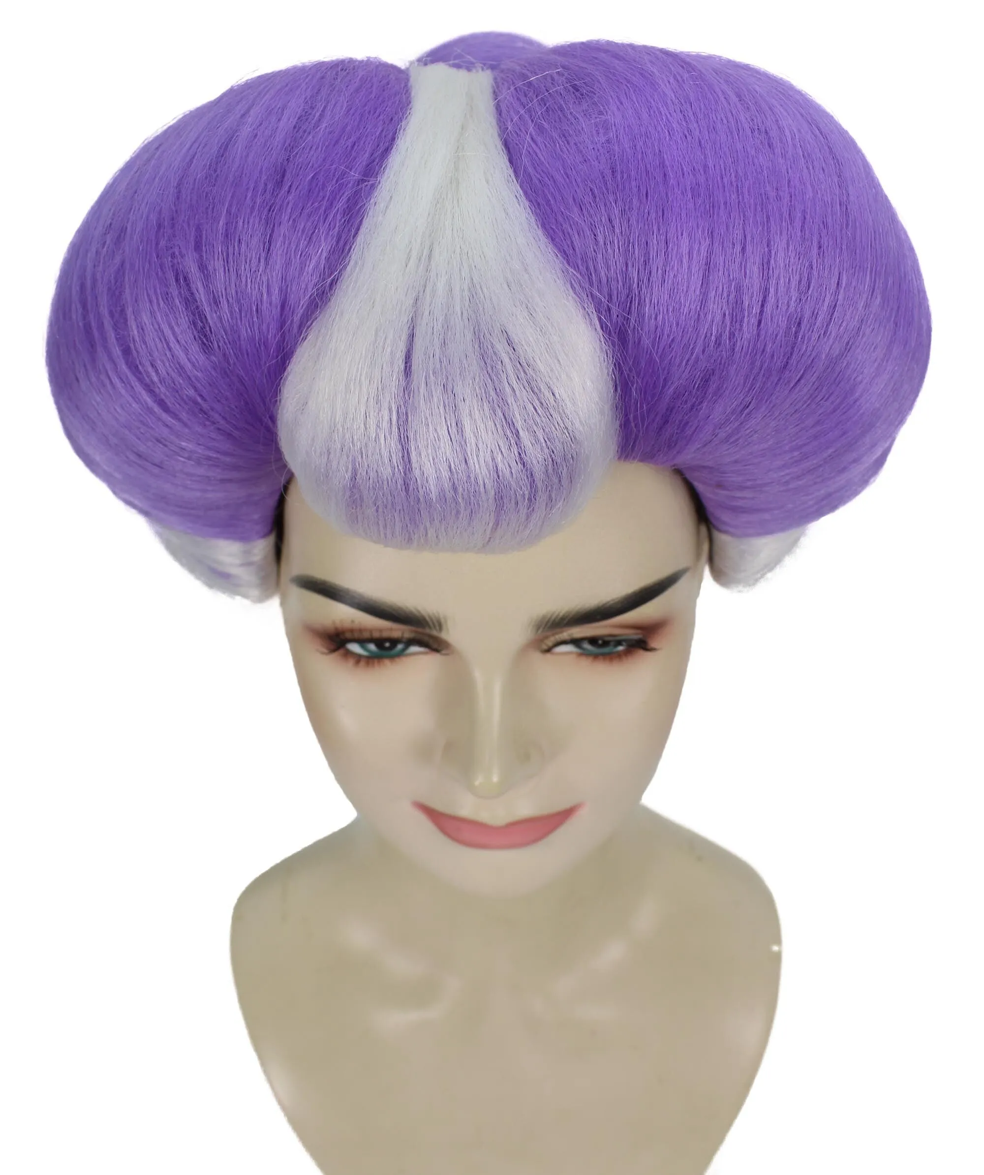 HPO Adult Women Evil Stepmother Heart-shaped Pompadour Multiple color options I Capless Cap Design for Comfort