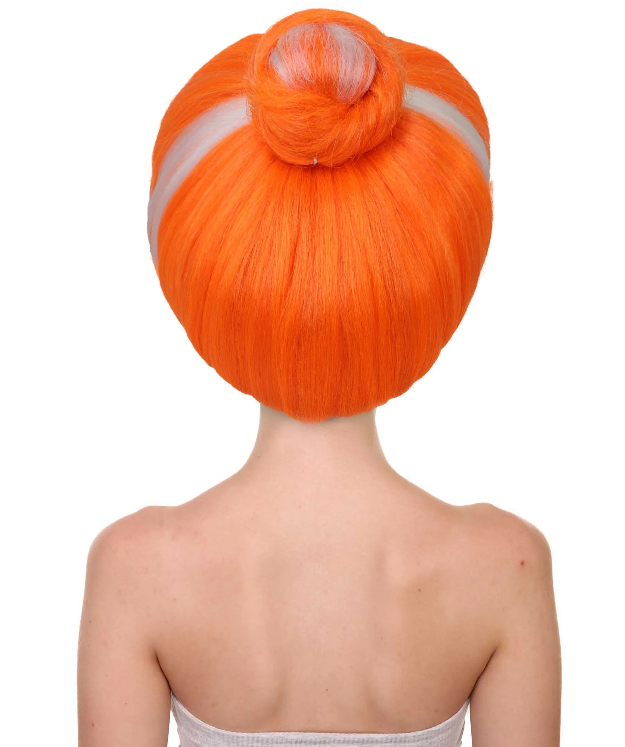 HPO Adult Women Evil Stepmother Heart-shaped Pompadour Multiple color options I Capless Cap Design for Comfort