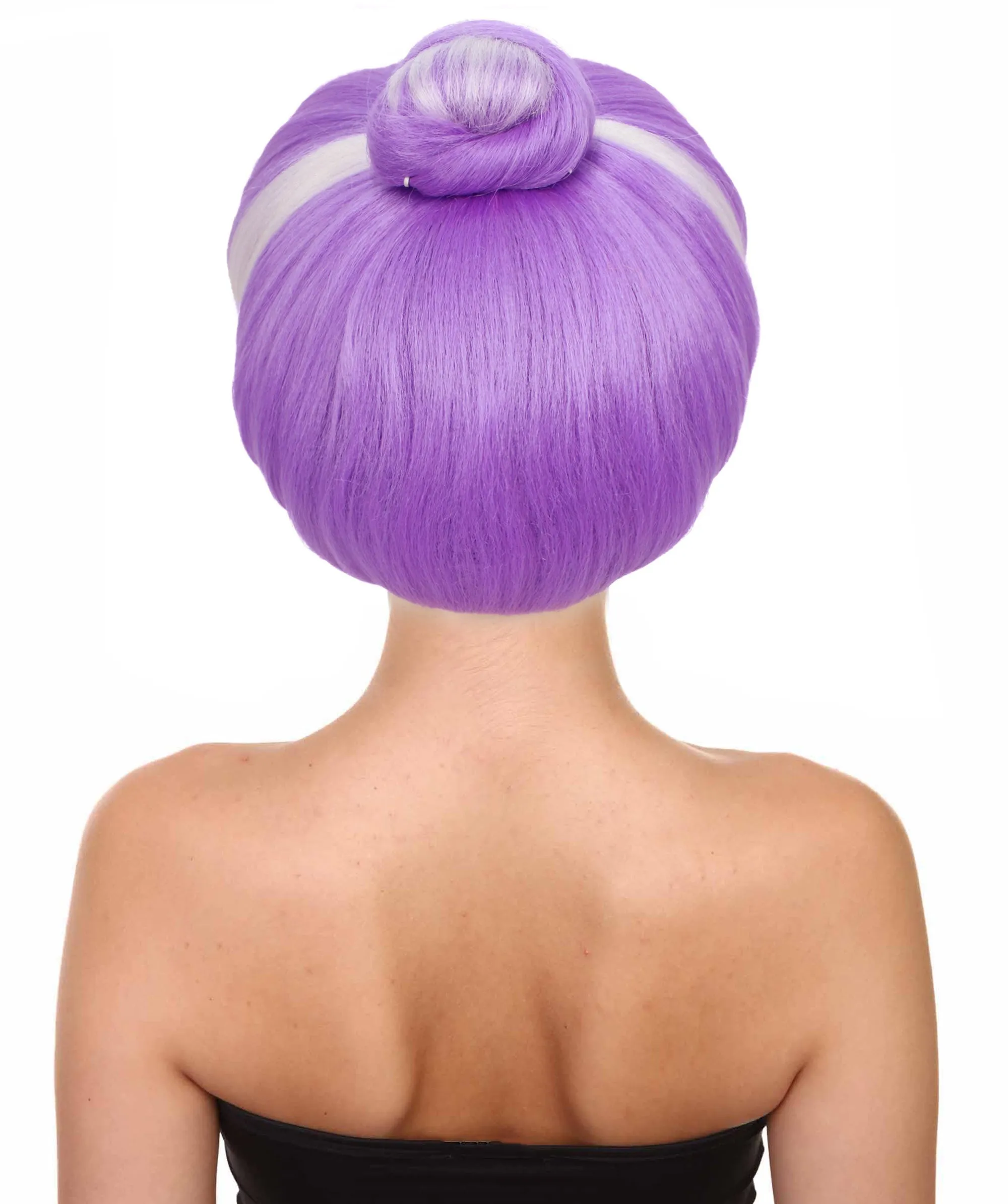 HPO Adult Women Evil Stepmother Heart-shaped Pompadour Multiple color options I Capless Cap Design for Comfort