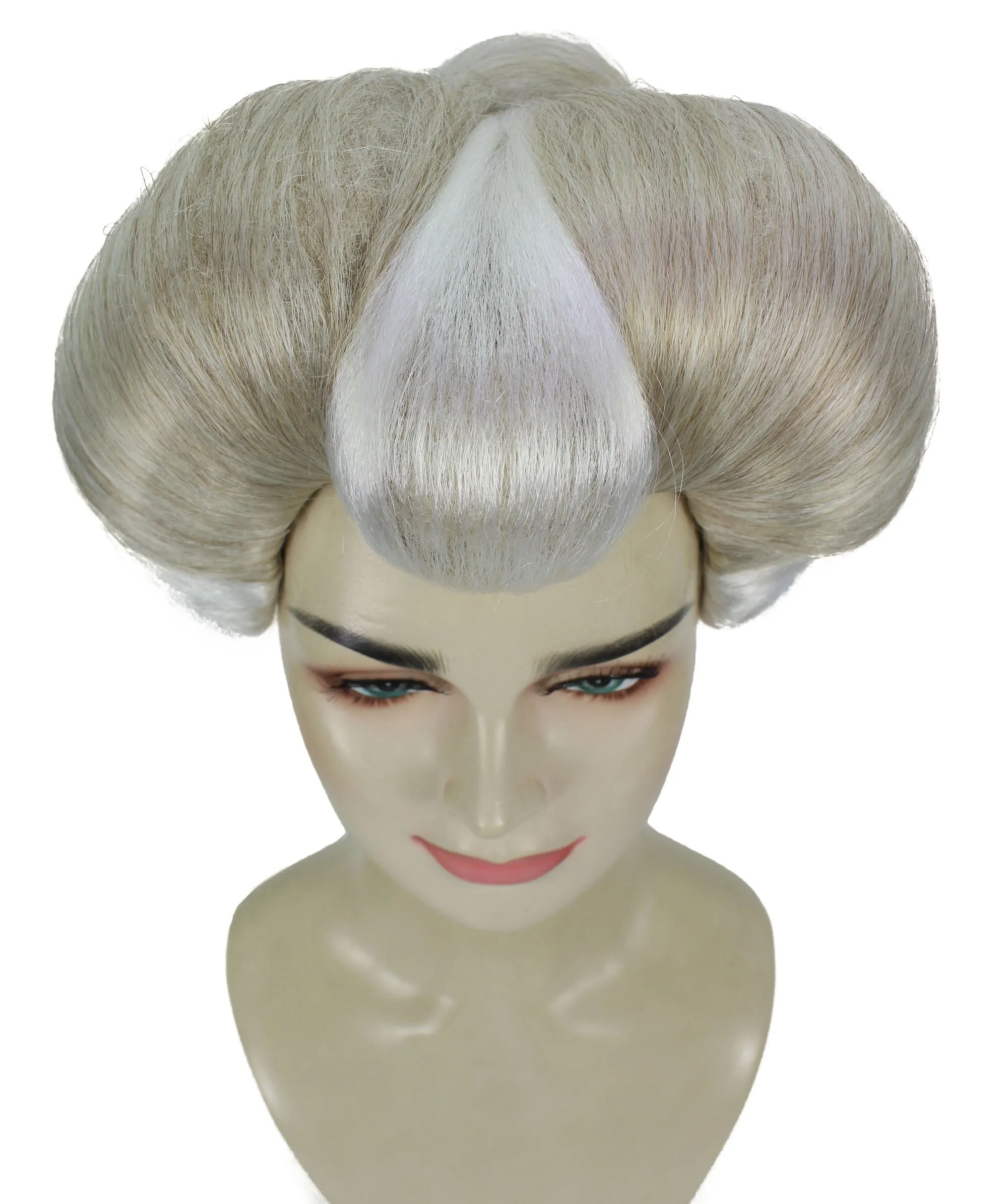 HPO Adult Women Evil Stepmother Heart-shaped Pompadour Multiple color options I Capless Cap Design for Comfort