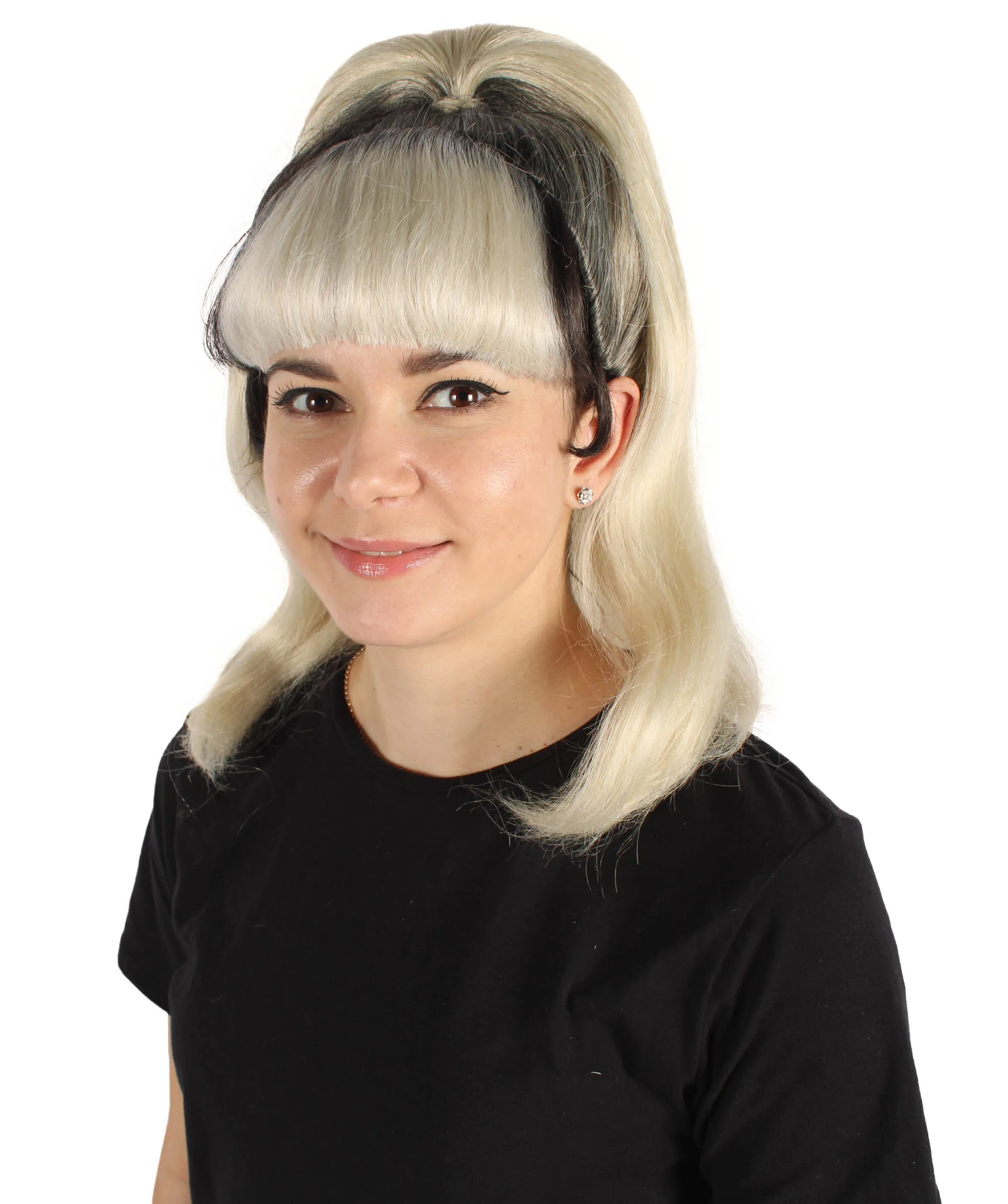 HPO Adult Women's American Drag Queen Blonde Ponytail Wig I Perfect for Cosplay I Flame-retardant Synthetic Fiber