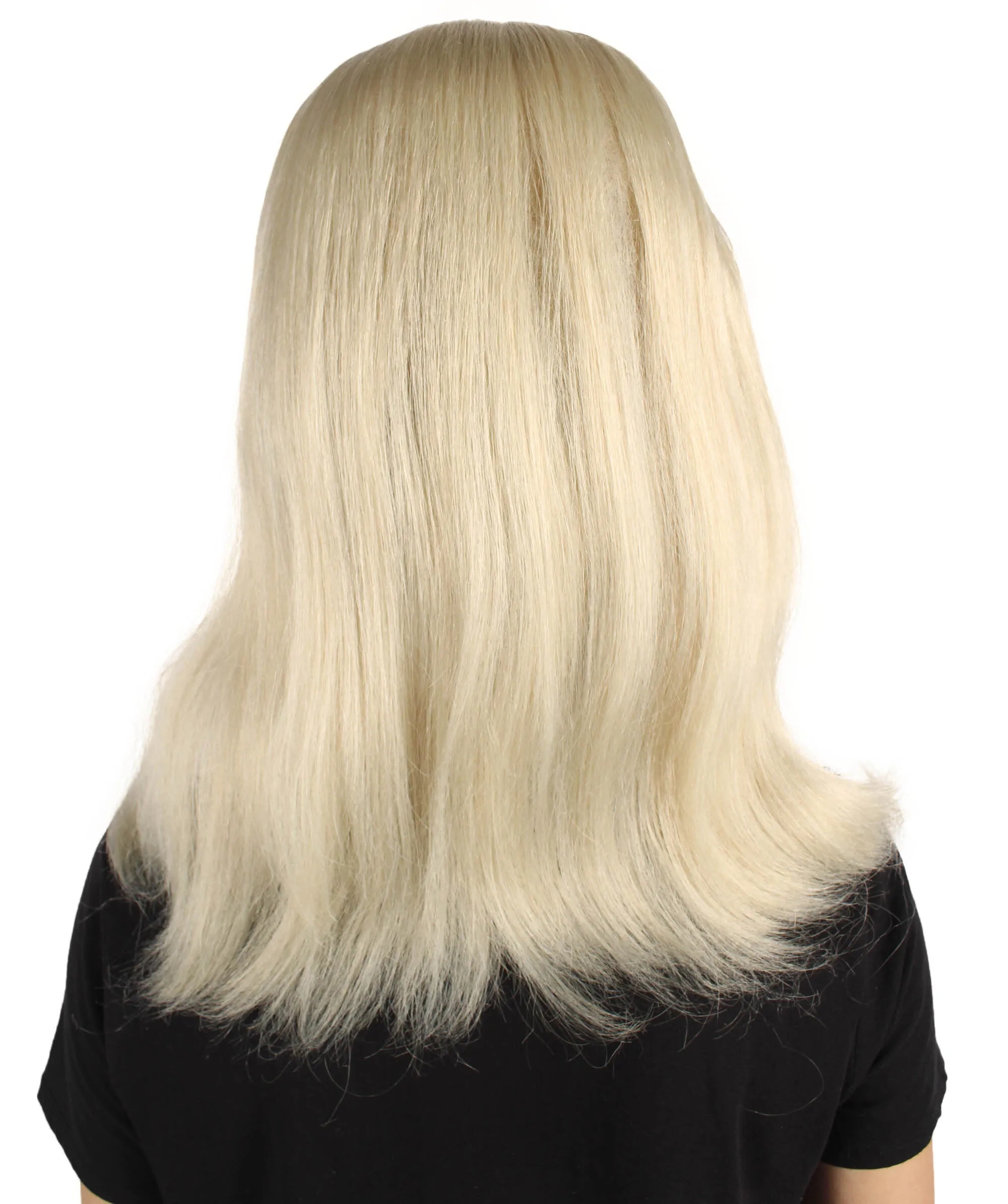 HPO Adult Women's American Drag Queen Blonde Ponytail Wig I Perfect for Cosplay I Flame-retardant Synthetic Fiber