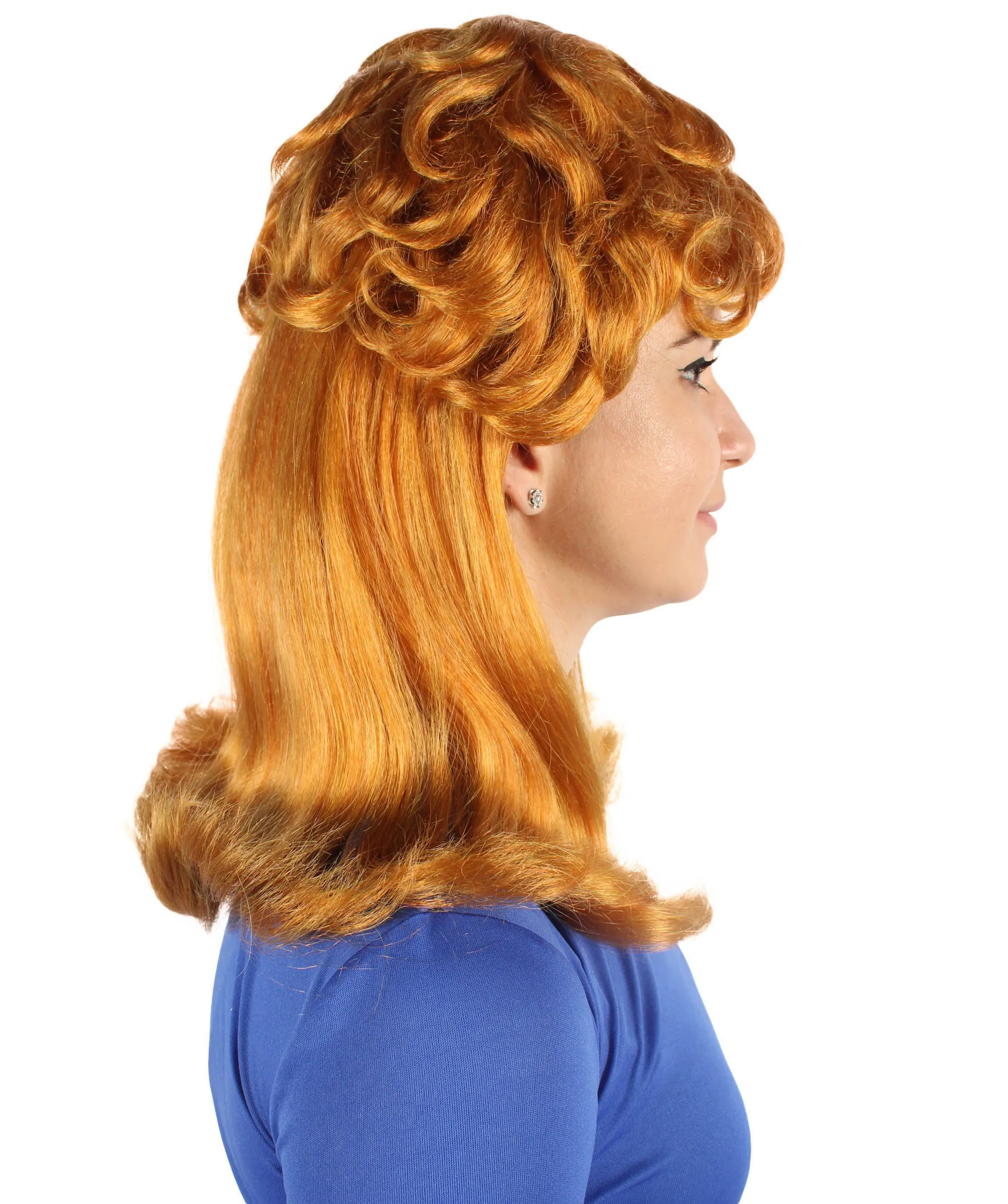 HPO Adult Women's American Drag Queen Cosplay Wig I Perfect for Halloween and Cosplay I Flame-retardant Synthetic Fiber