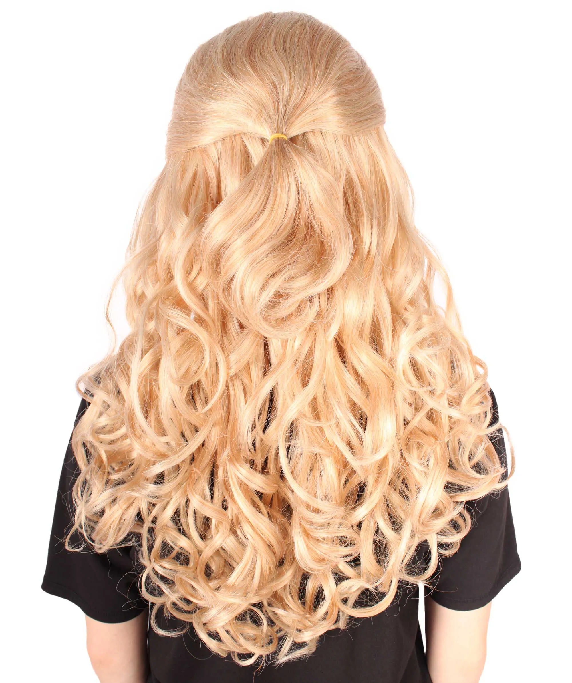 HPO Adult Women's Long Curly Colorful Cosplay Base Wig | Multiple Color Options