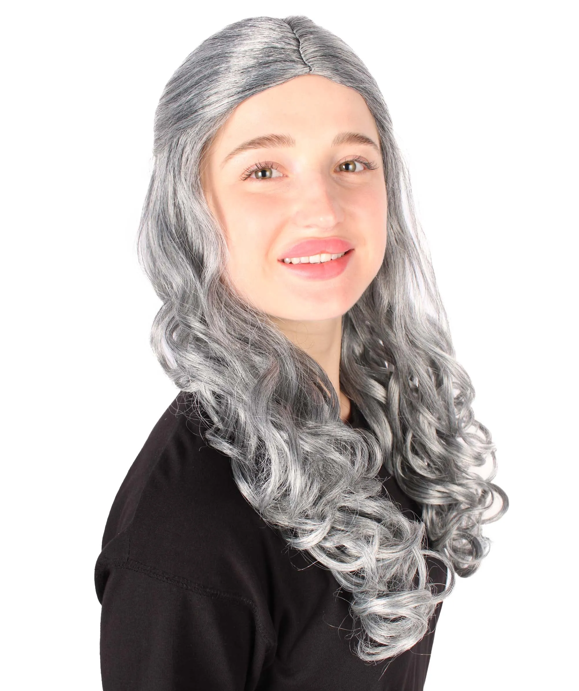 HPO Adult Women's Long Curly Colorful Cosplay Base Wig | Multiple Color Options