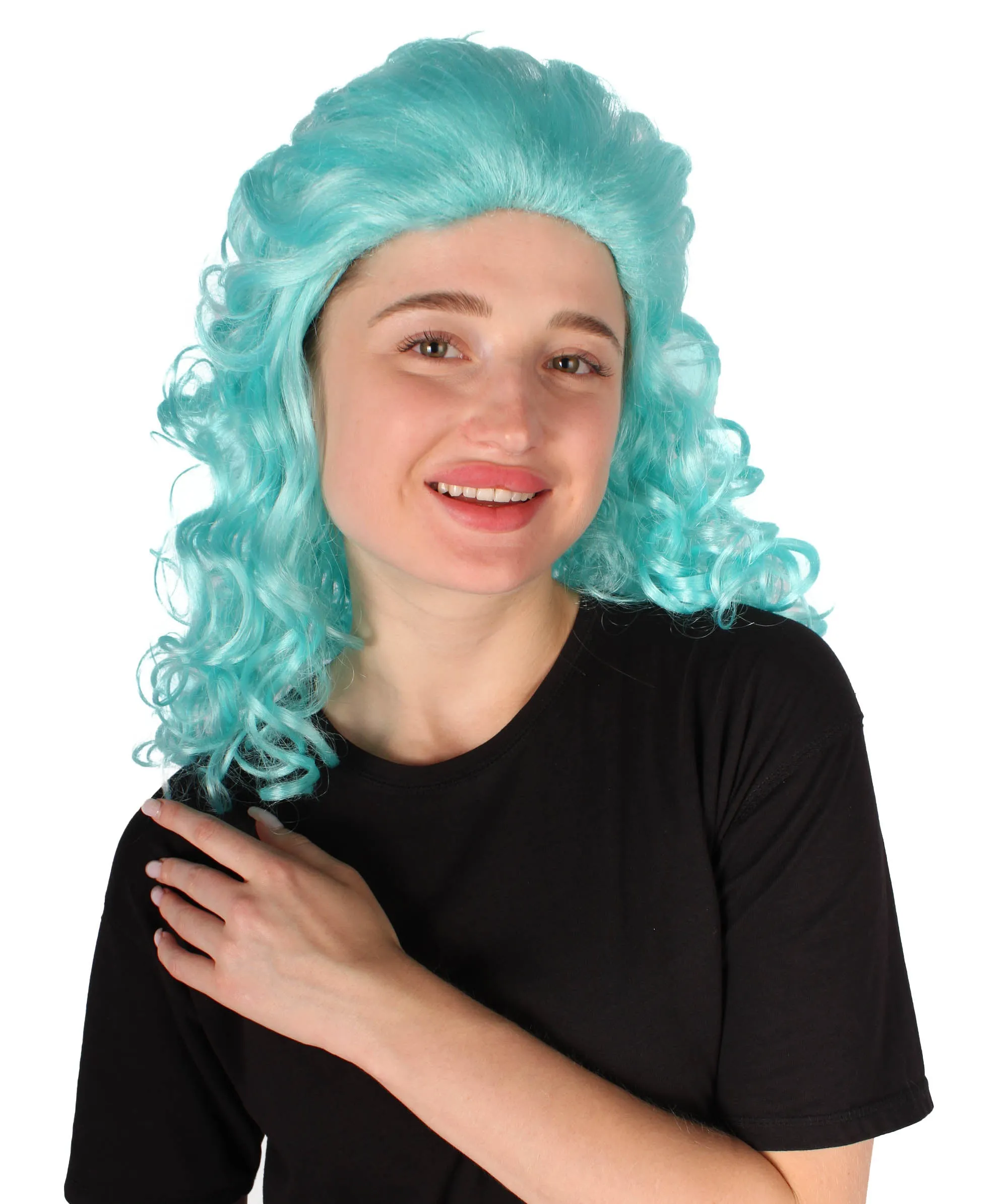 HPO Adult Women's Long Curly Country Singer Wig | Multiple Color Options