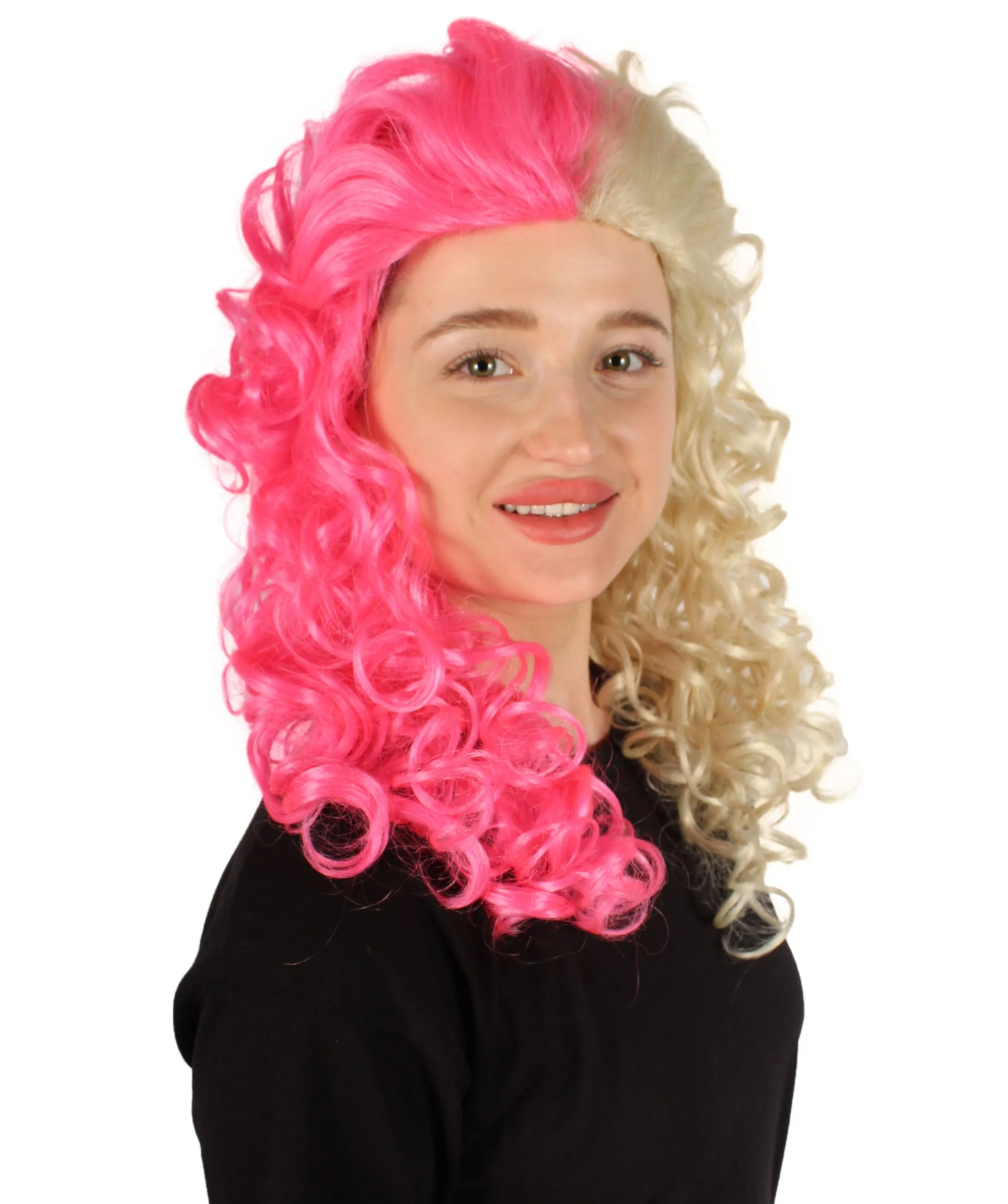HPO Adult Women's Long Curly Country Singer Wig | Multiple Color Options