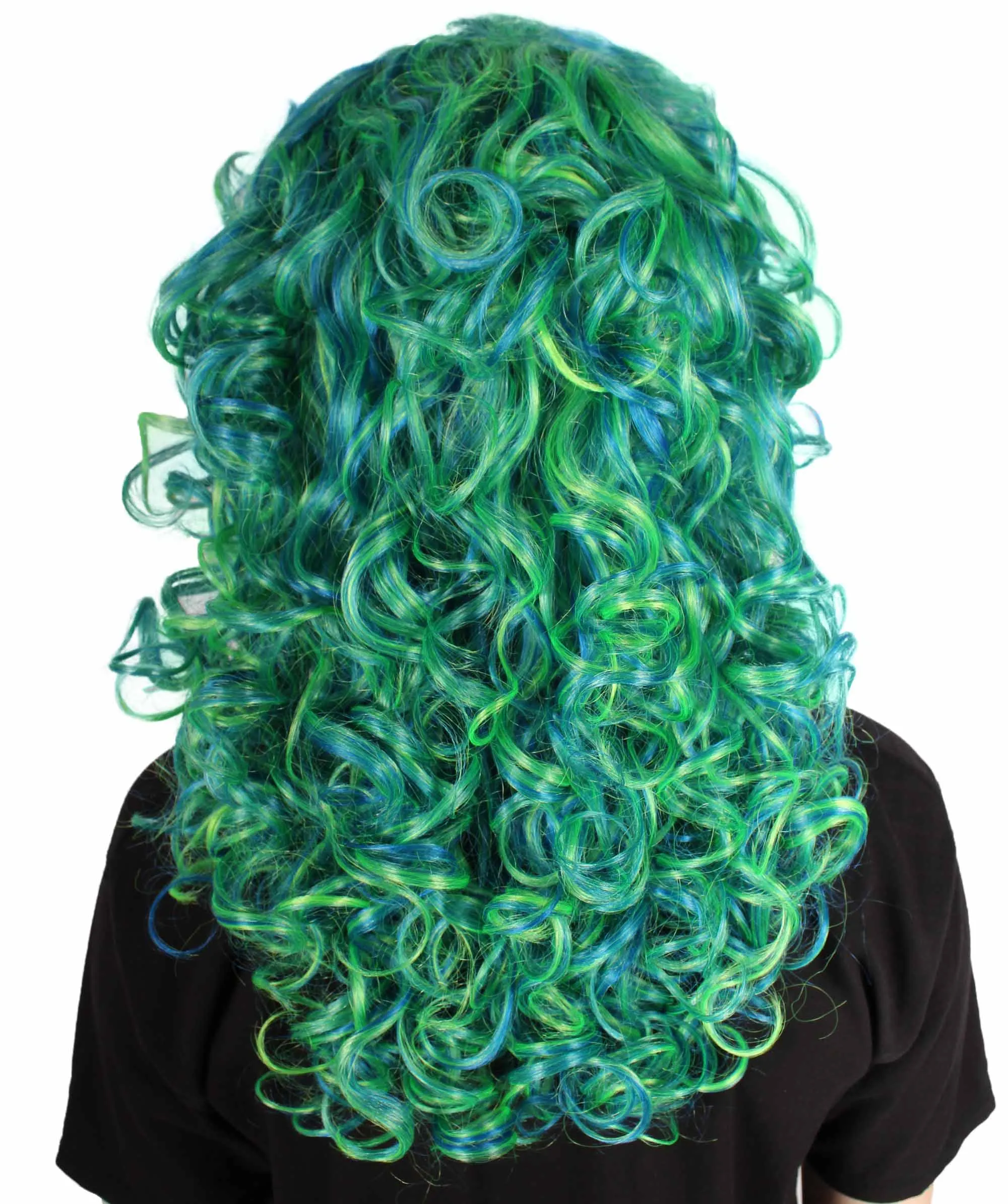 HPO Adult Women's Long Curly Country Singer Wig | Multiple Color Options