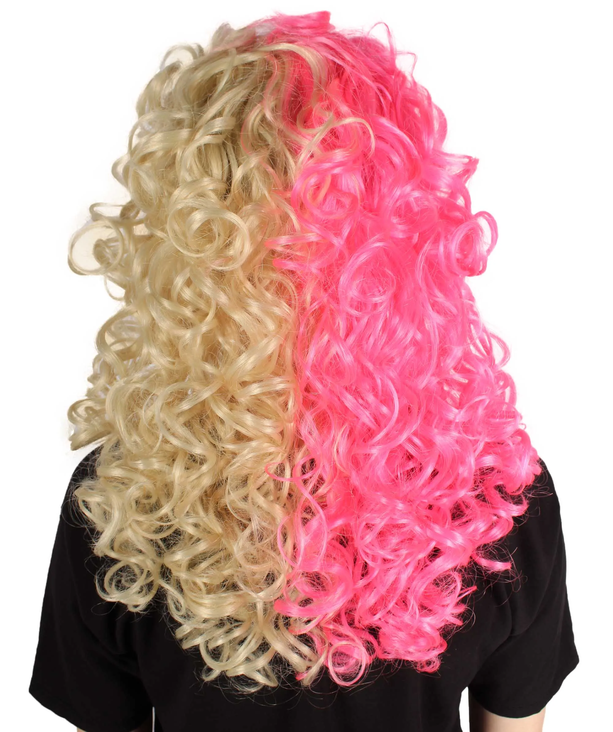 HPO Adult Women's Long Curly Country Singer Wig | Multiple Color Options