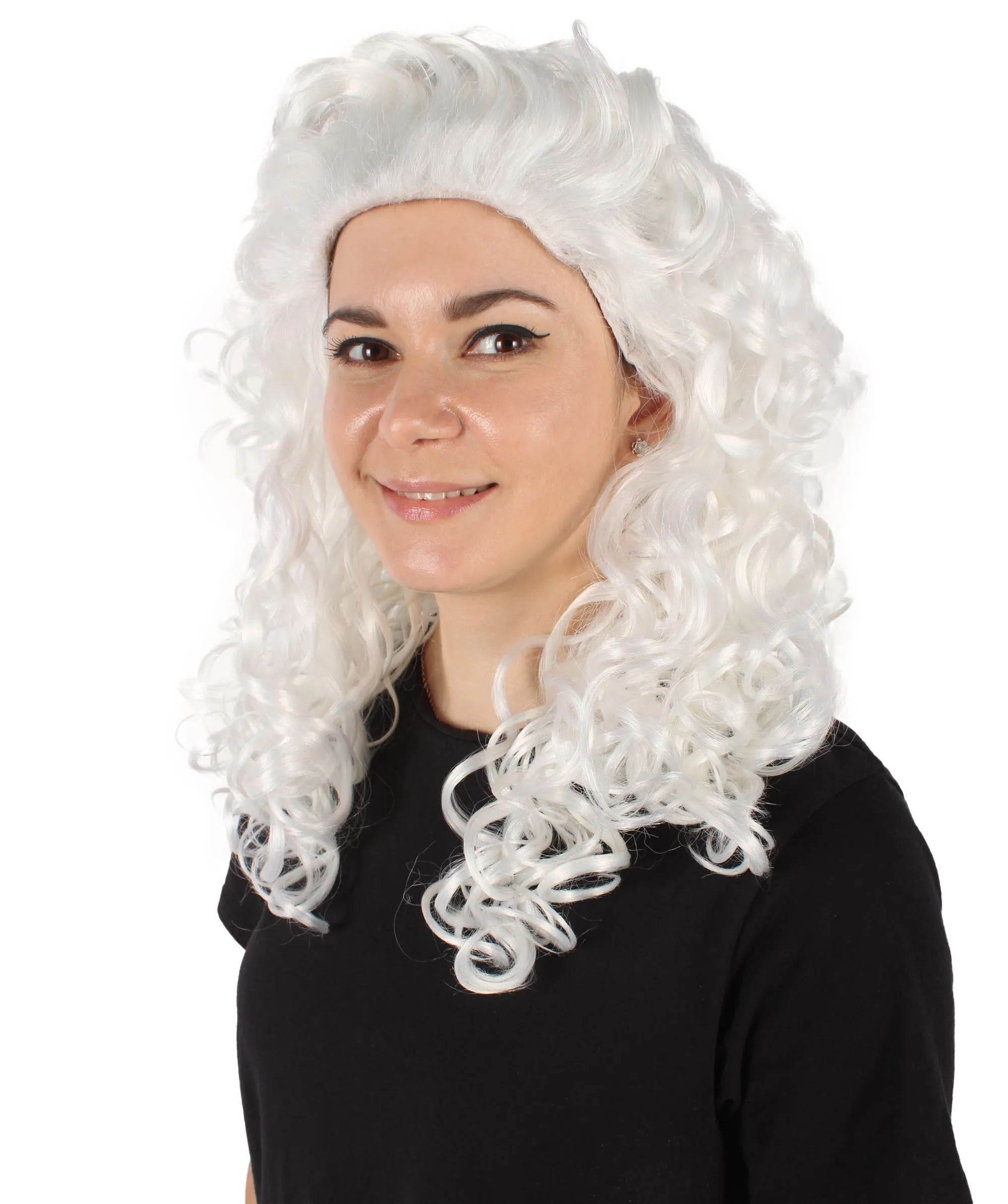 HPO Adult Women's Long Curly Country Singer Wig | Multiple Color Options