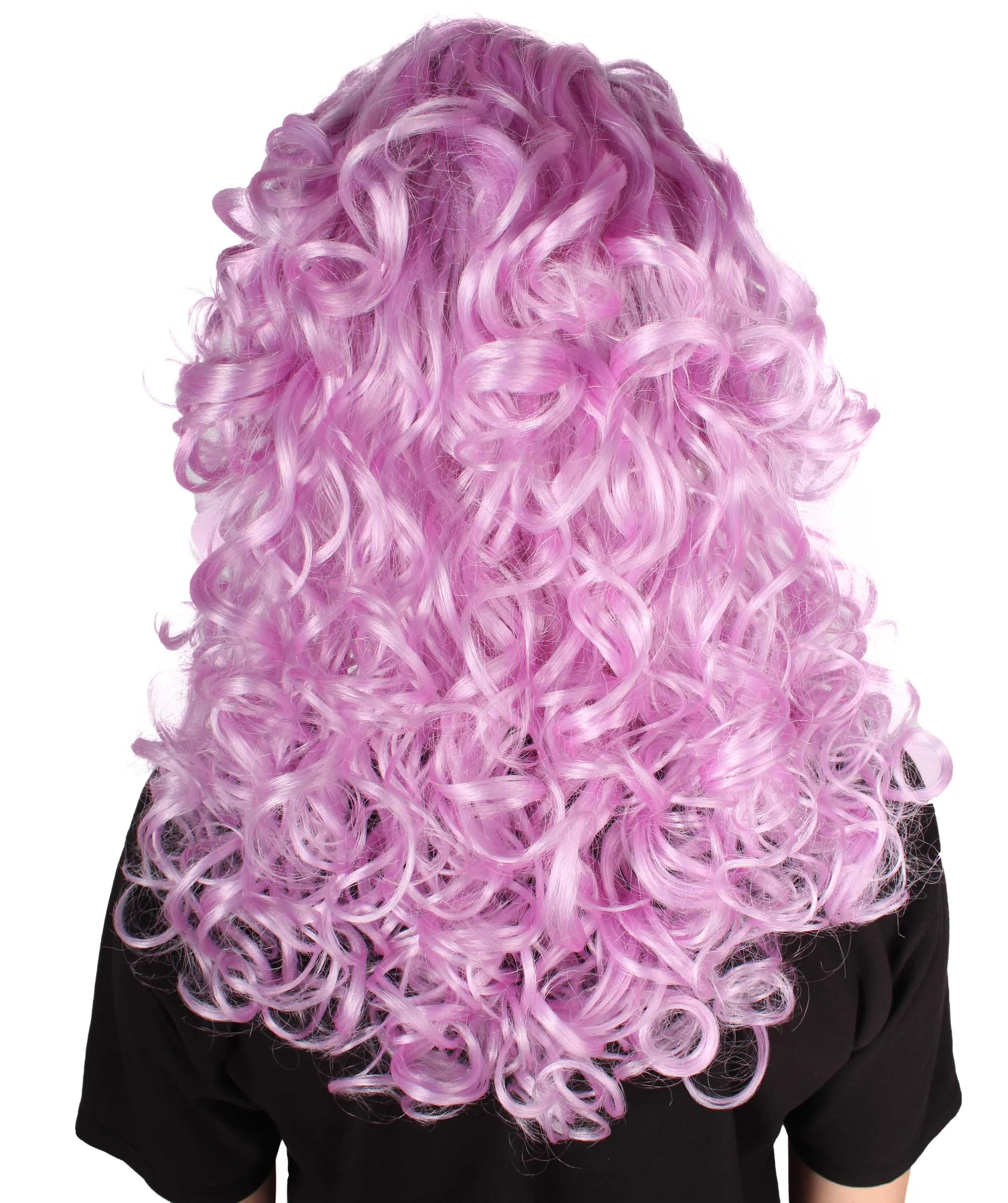 HPO Adult Women's Long Curly Country Singer Wig | Multiple Color Options