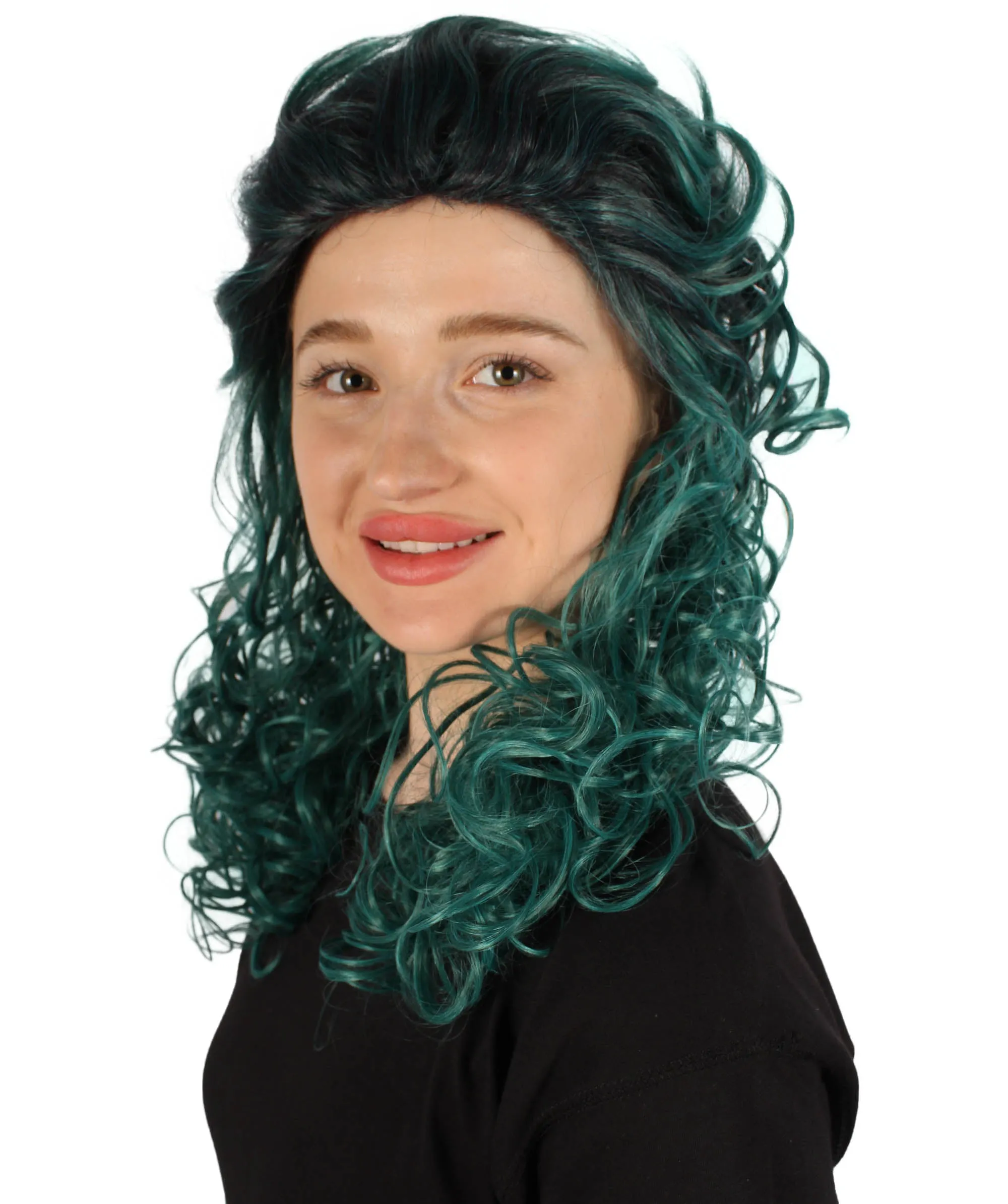 HPO Adult Women's Long Curly Country Singer Wig | Multiple Color Options