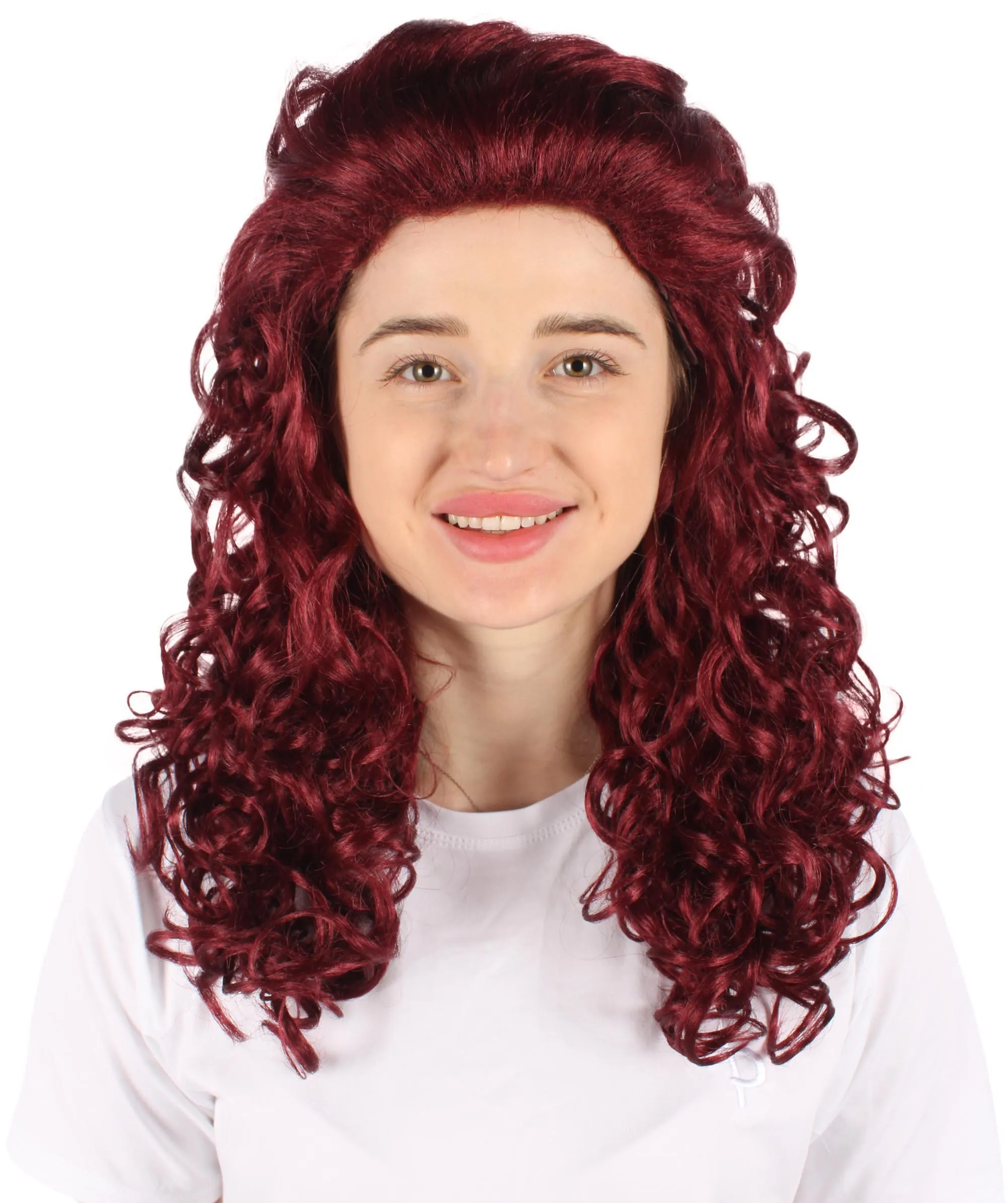 HPO Adult Women's Long Curly Country Singer Wig | Multiple Color Options