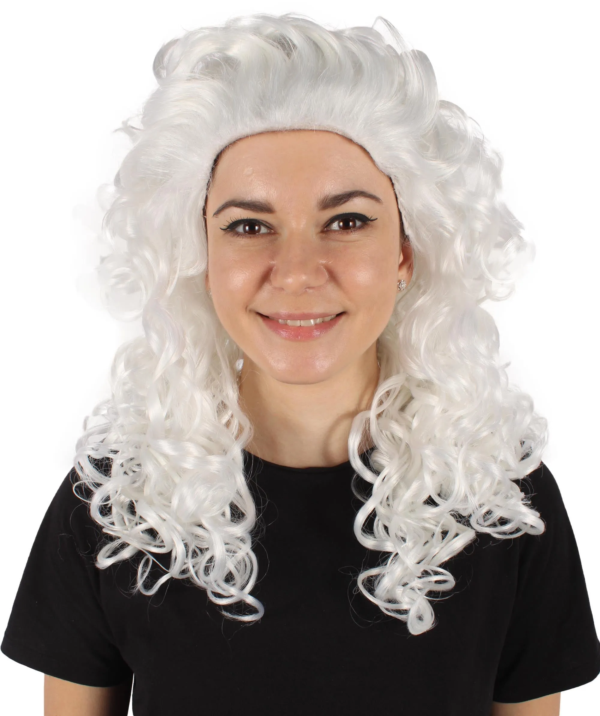 HPO Adult Women's Long Curly Country Singer Wig | Multiple Color Options