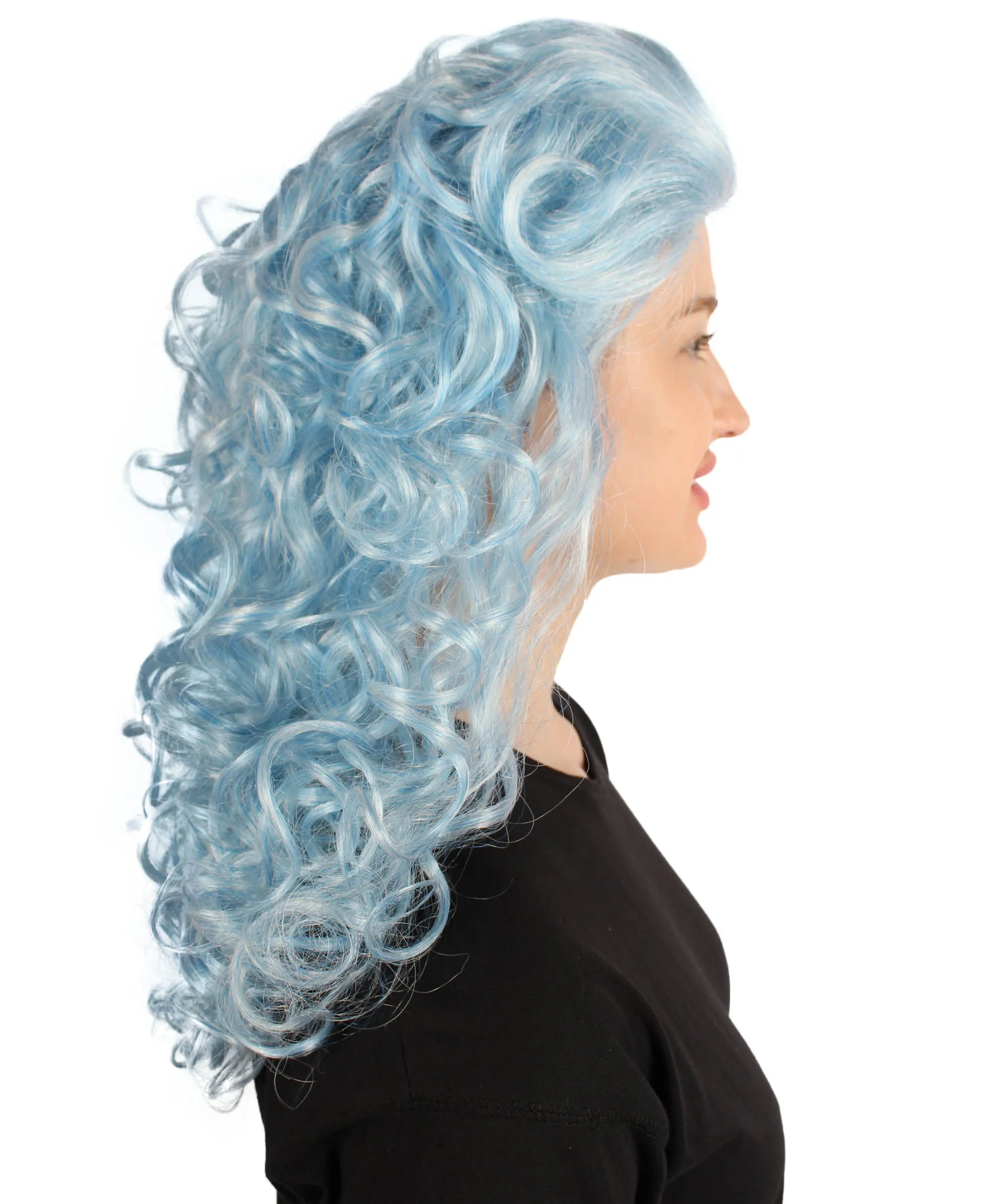 HPO Adult Women's Long Curly Country Singer Wig | Multiple Color Options