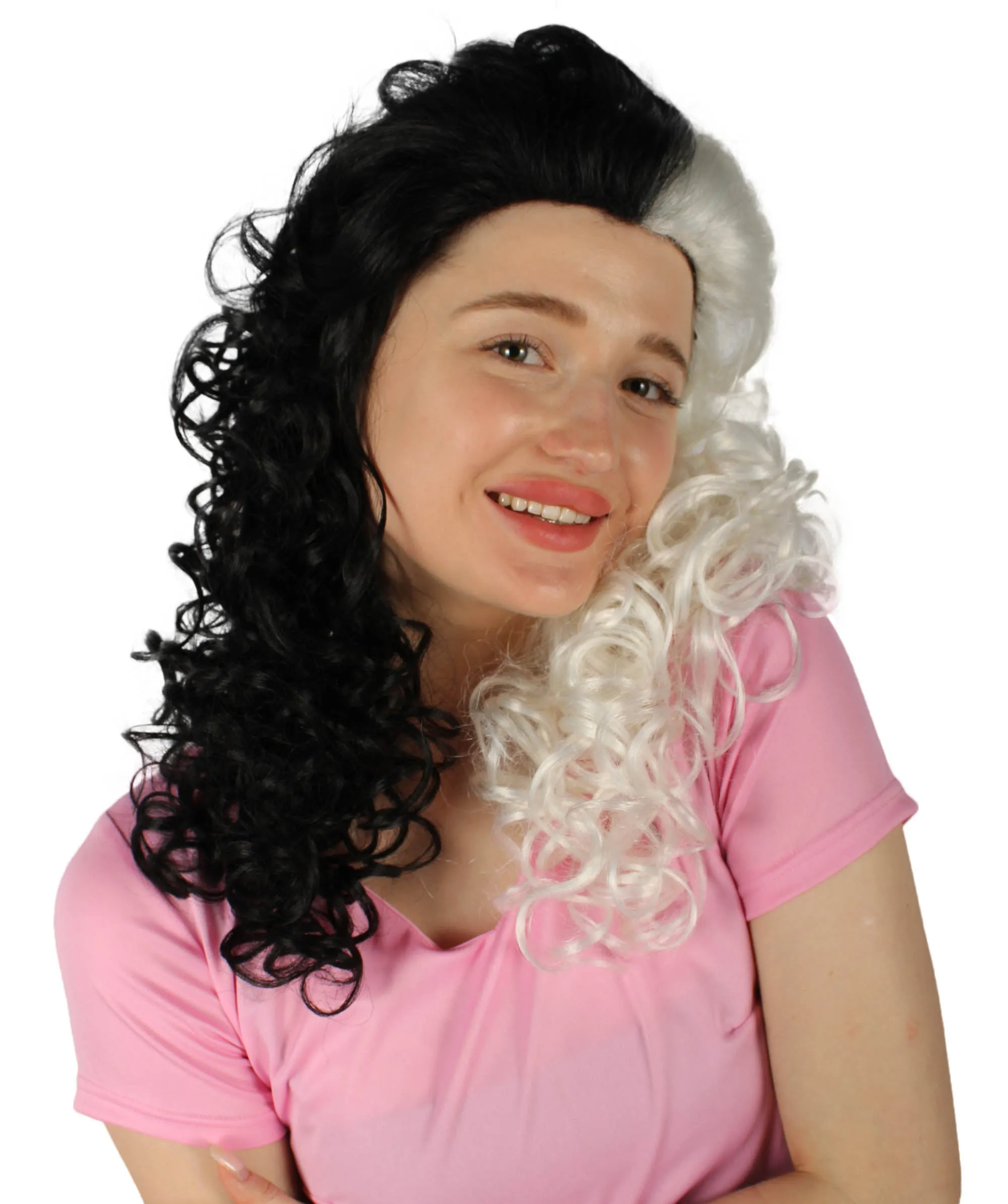 HPO Adult Women's Long Curly Country Singer Wig | Multiple Color Options