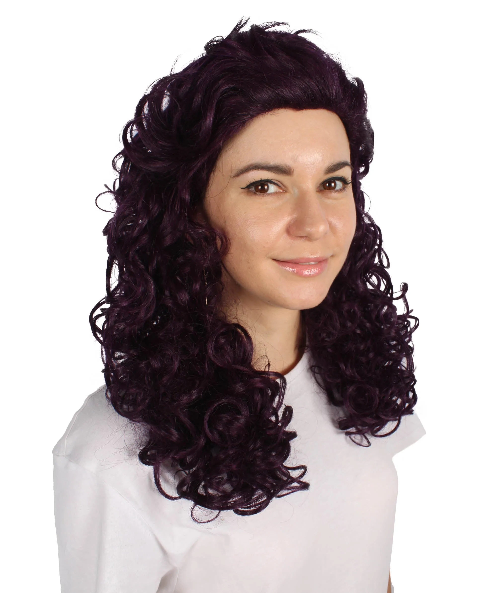 HPO Adult Women's Long Curly Country Singer Wig | Multiple Color Options
