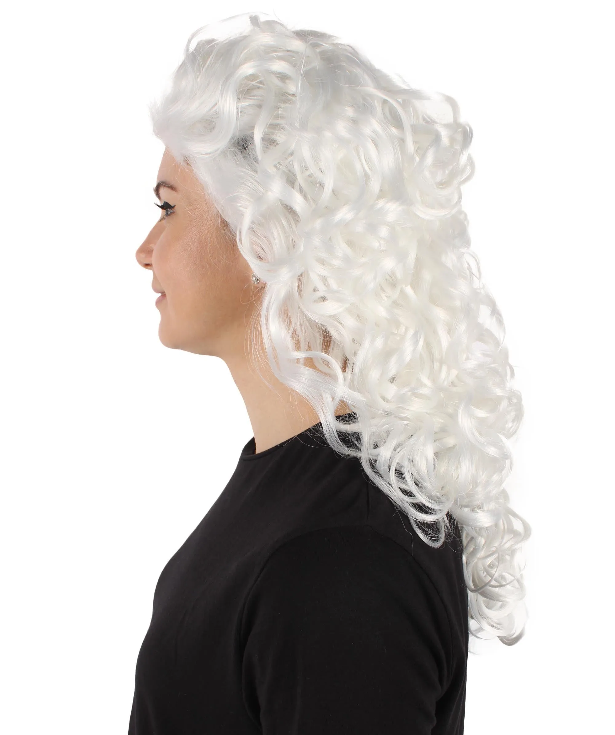 HPO Adult Women's Long Curly Country Singer Wig | Multiple Color Options