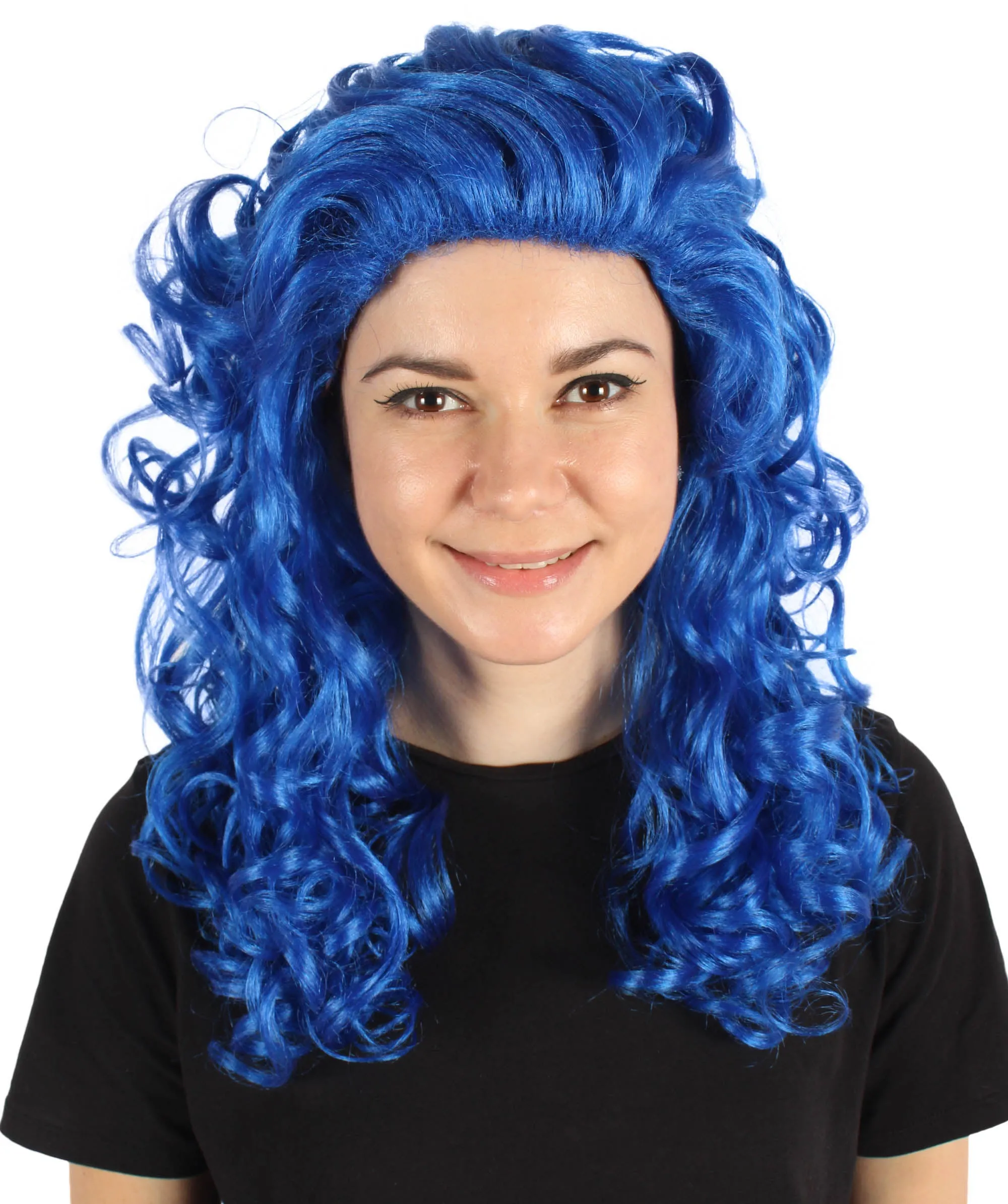 HPO Adult Women's Long Curly Country Singer Wig | Multiple Color Options