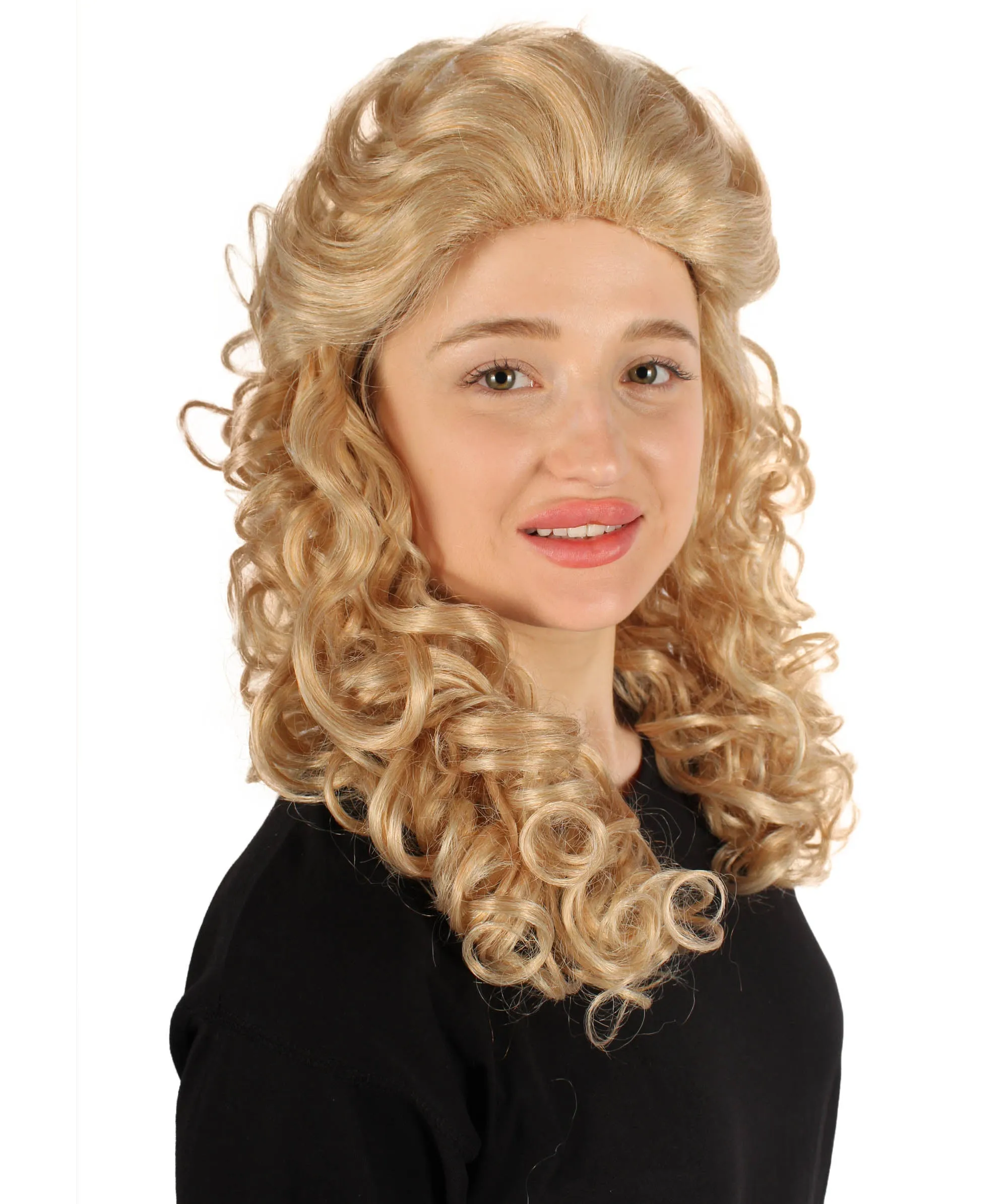 HPO Adult Women's Long Curly Country Singer Wig | Multiple Color Options
